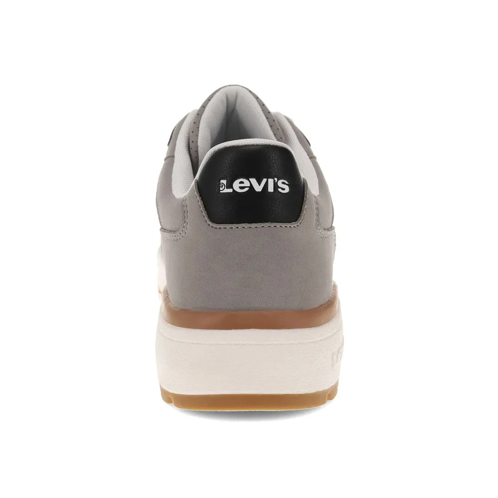 Levi's Mens Ultra Synthetic Leather Casual Lace Up Sneaker Shoe