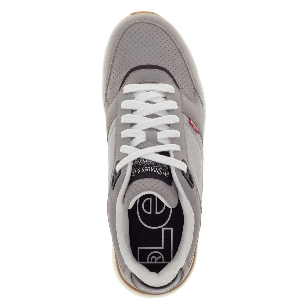 Levi's Mens Ultra Synthetic Leather Casual Lace Up Sneaker Shoe
