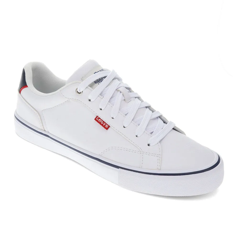 Levi's Mens Vince Synthetic Leather Casual Lace Up Sneaker Shoe