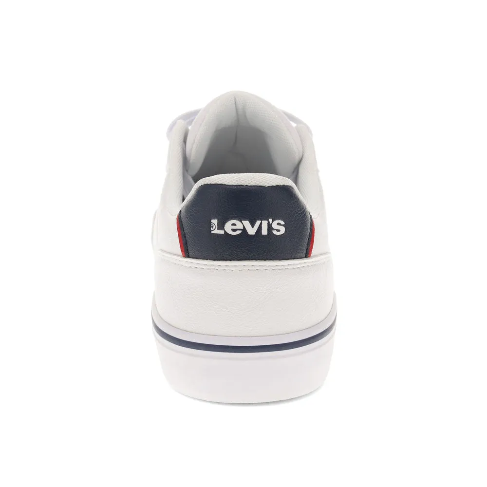 Levi's Mens Vince Synthetic Leather Casual Lace Up Sneaker Shoe