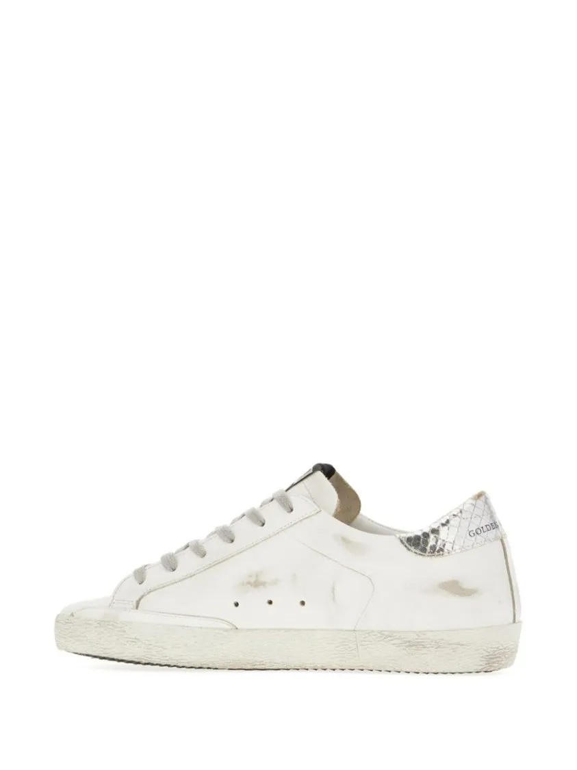 Low-Top Sneakers With Distressed Finish