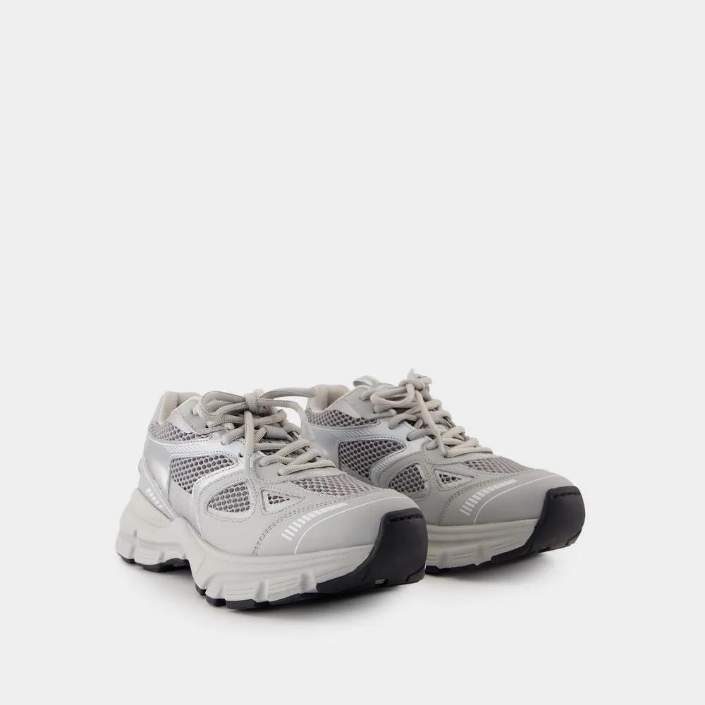 Marathon Sneakers - Leather - Grey