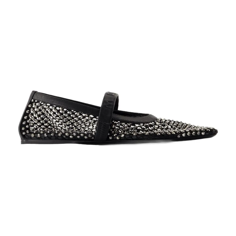 Mary Jane Sneakers - Synthetic - Black