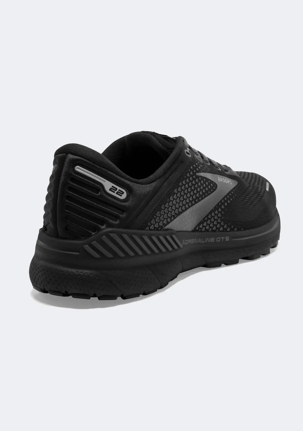 Men's Adrenaline Gts 22 Sneaker In Black/black/ebony