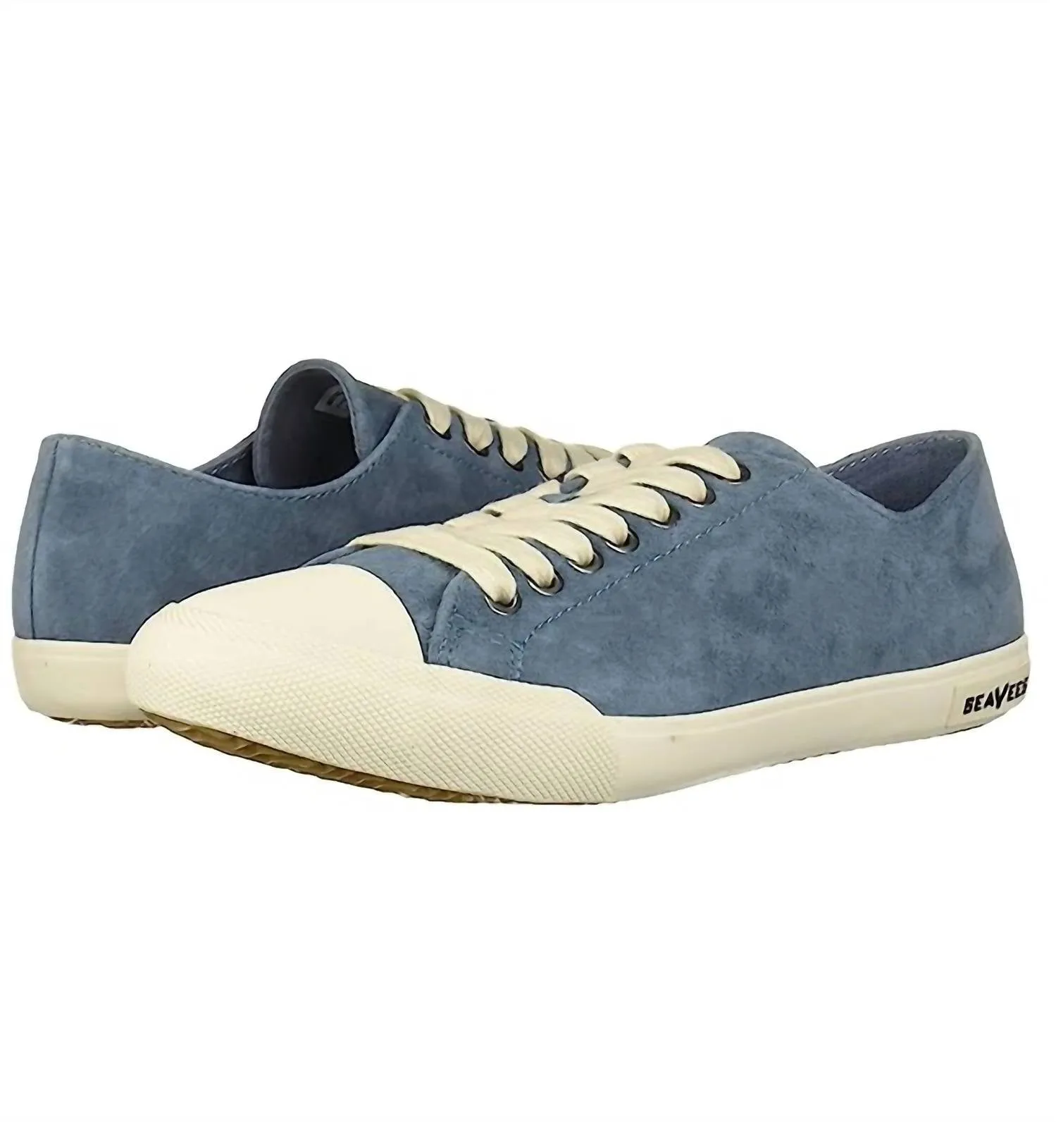 Men's Army Issue Low Sneakers In Blue Mirage Suede