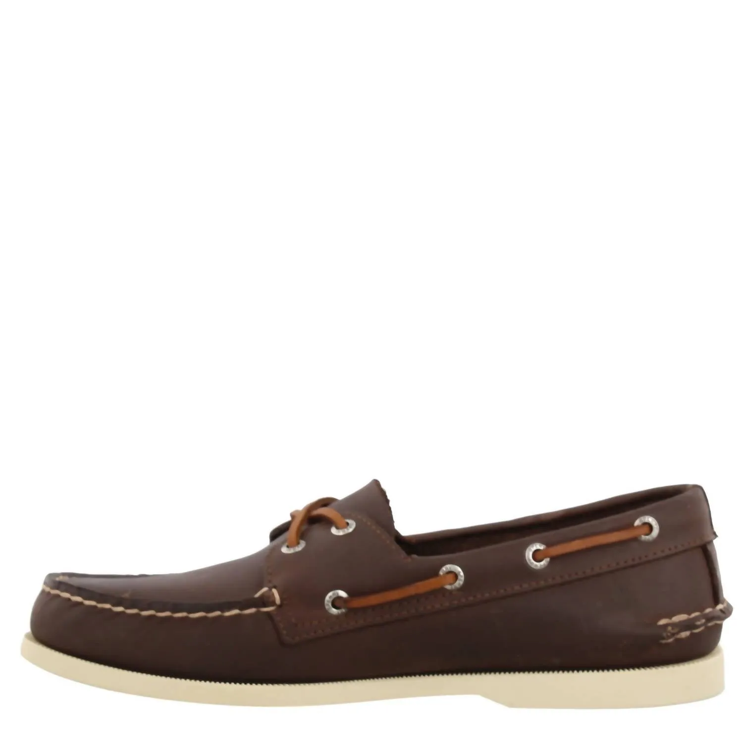 Men's Authentic Original Boat Shoe In Brown/white