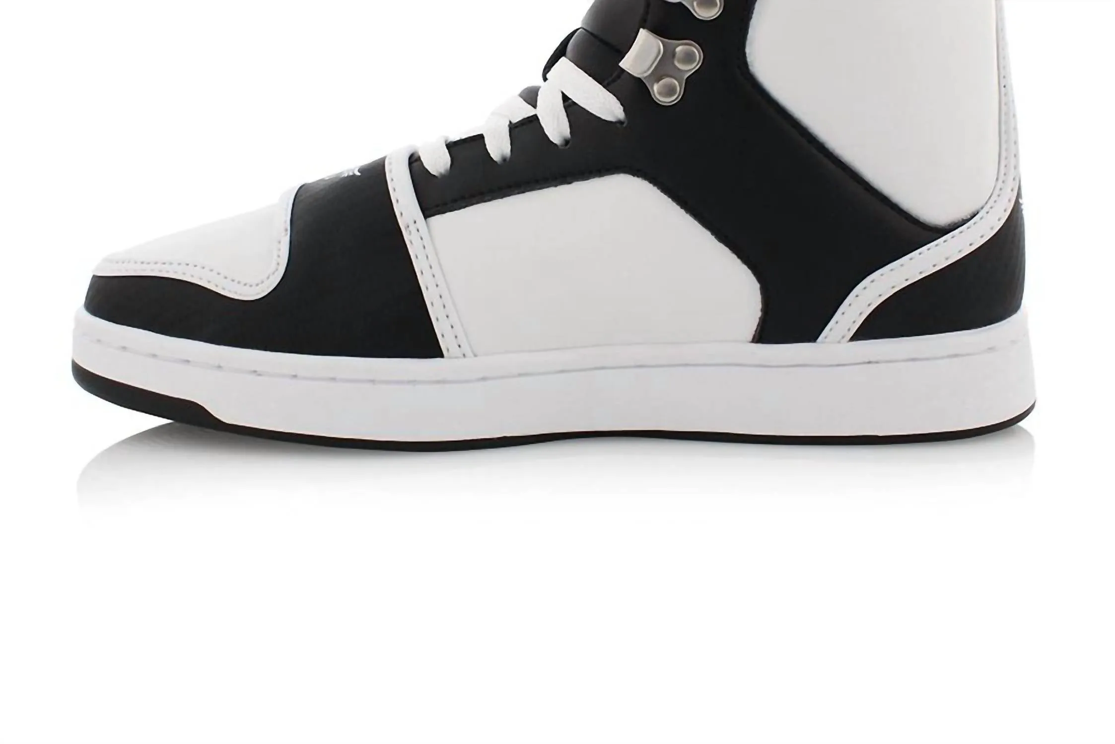 Men's Cesario High Xxi Sneakers In White/black