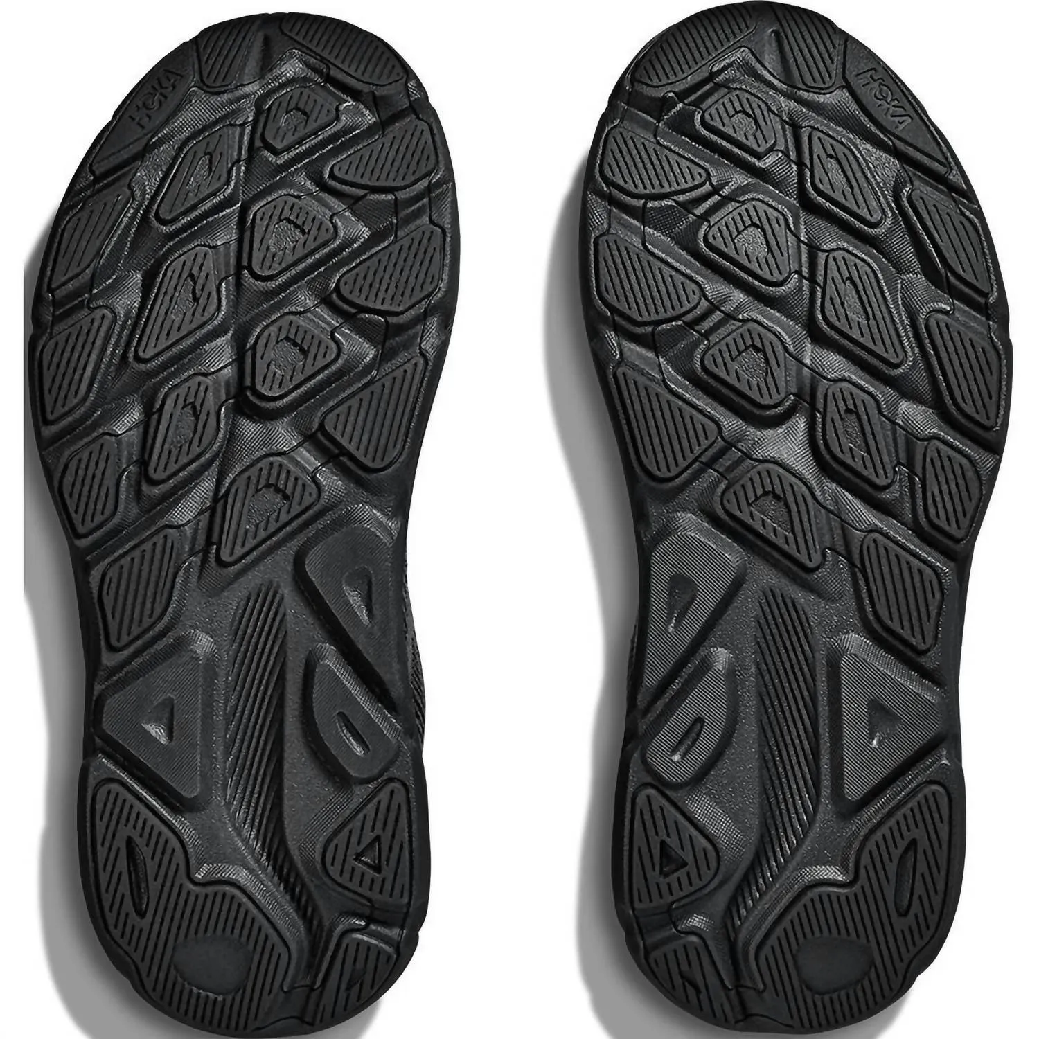 Men's Clifton 9 Running Shoes In Black/black