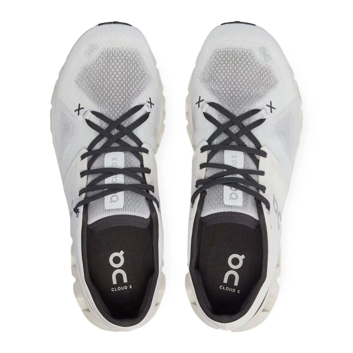 Men's Cloud X 3 Trainer Sneakers In Ivory/ Black