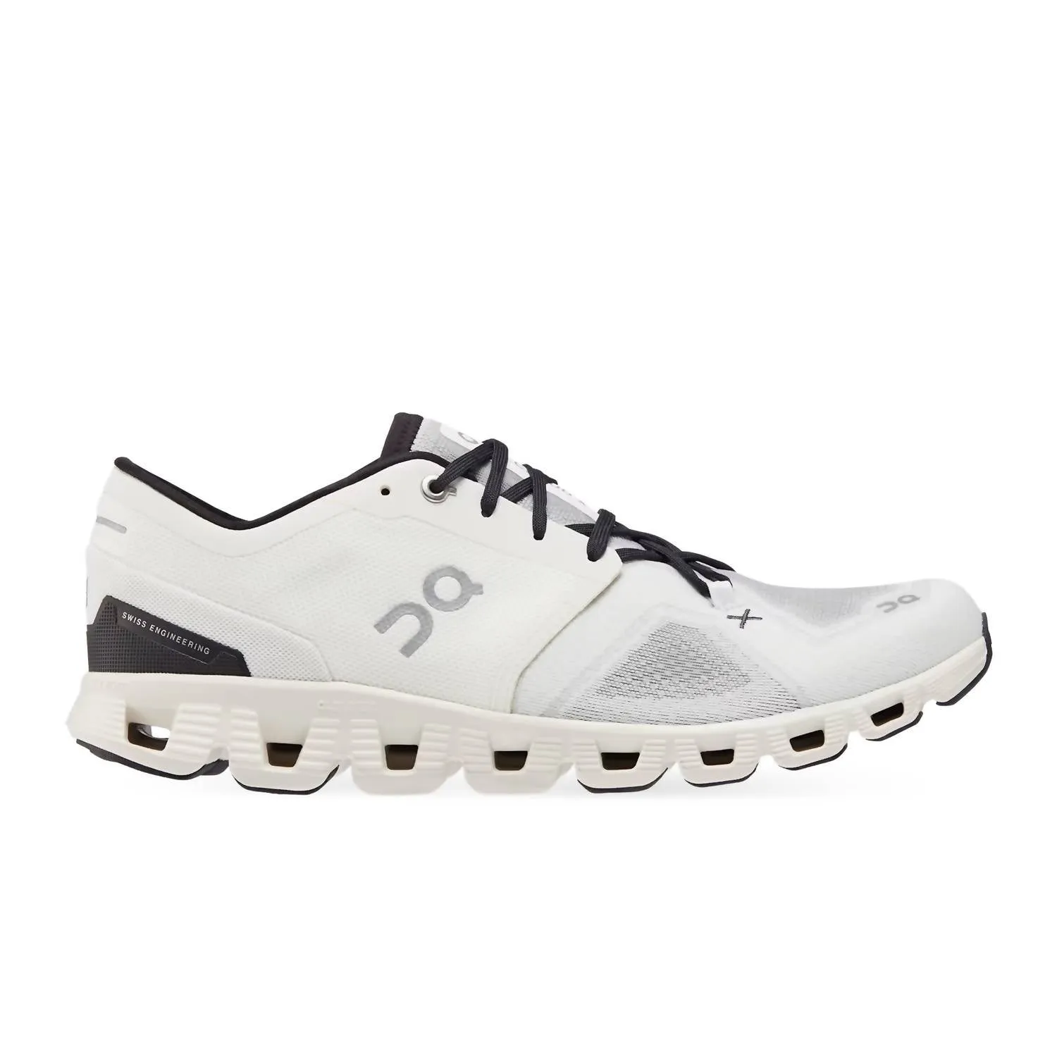 Men's Cloud X 3 Trainer Sneakers In Ivory/ Black