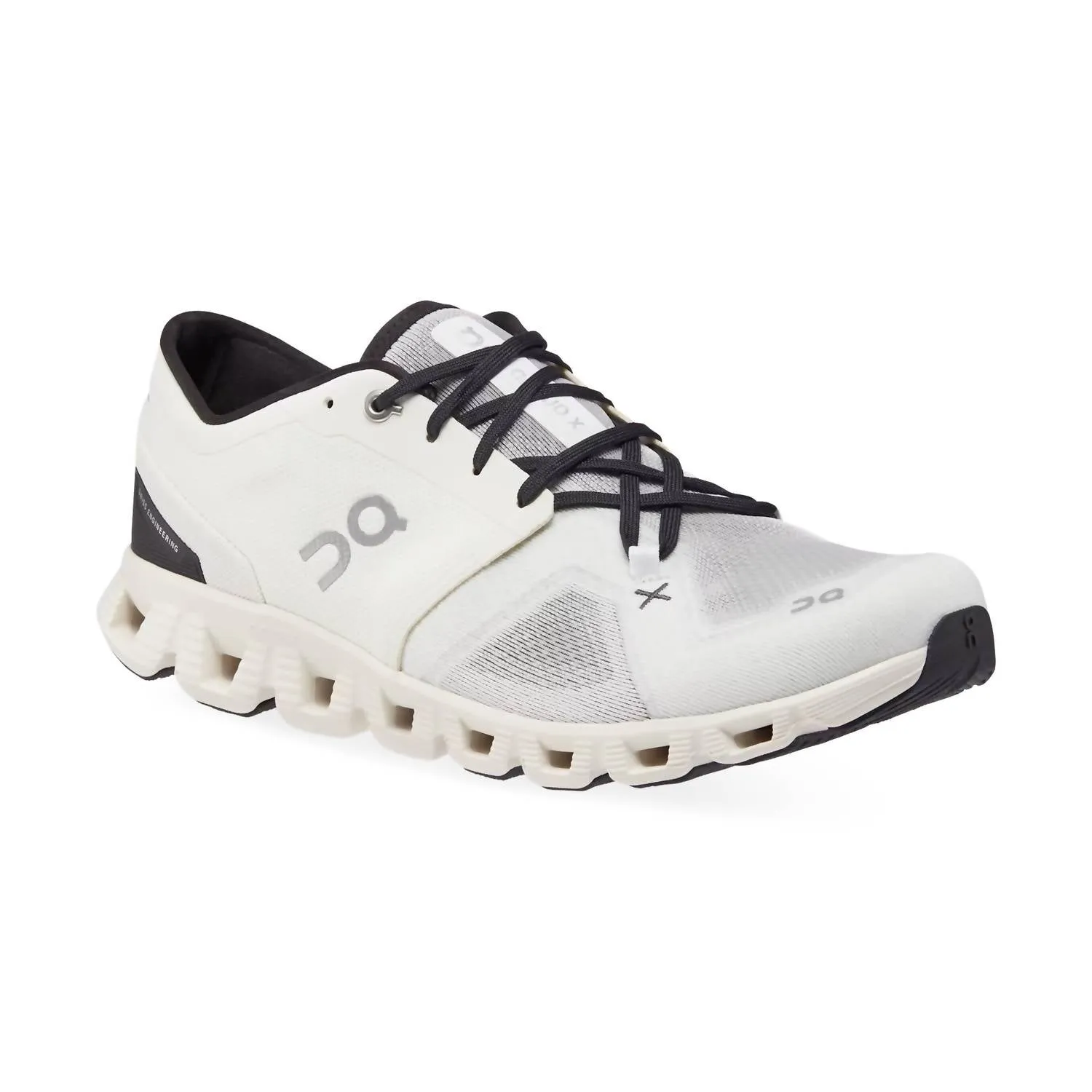 Men's Cloud X 3 Trainer Sneakers In Ivory/ Black