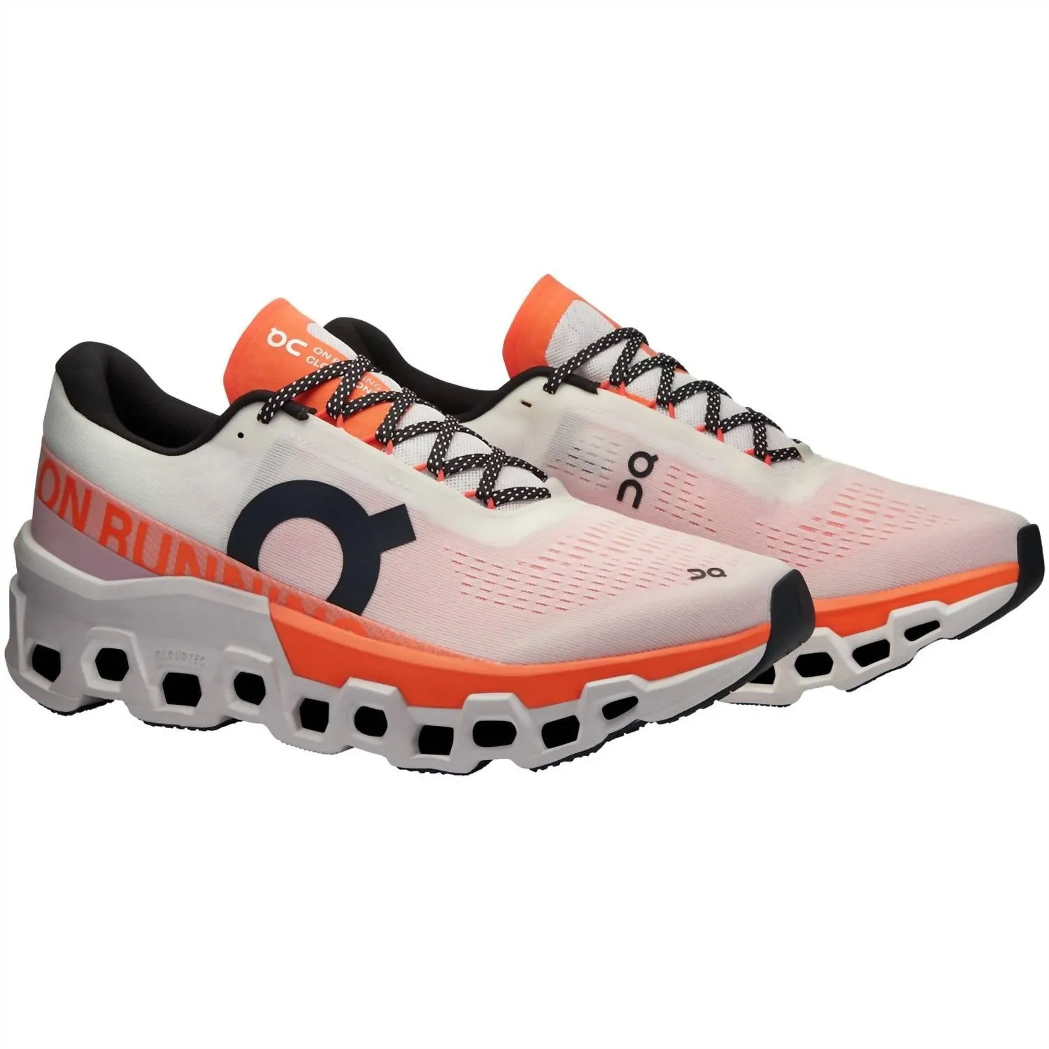 Men's Cloudmonster 2 Running Shoes In Undyed/flame