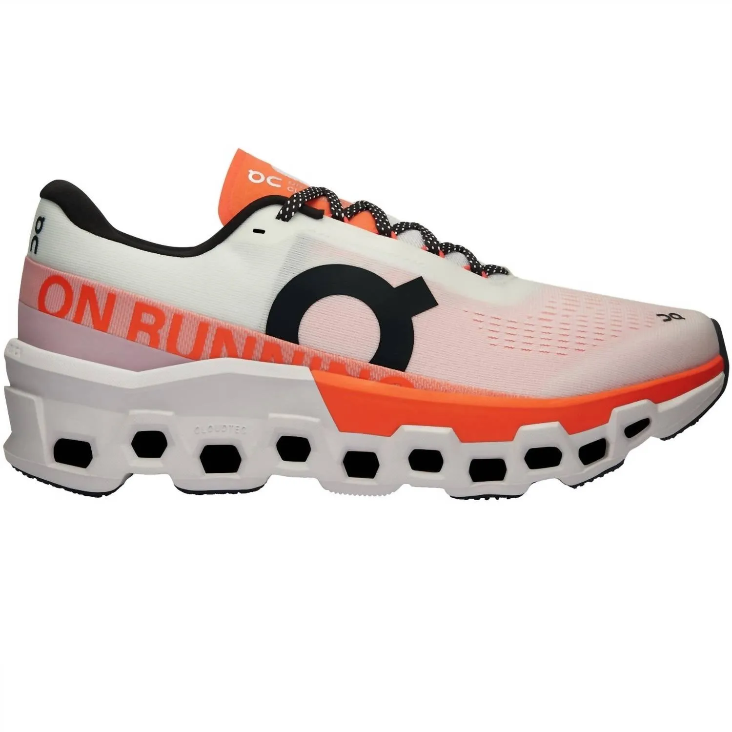 Men's Cloudmonster 2 Running Shoes In Undyed/flame