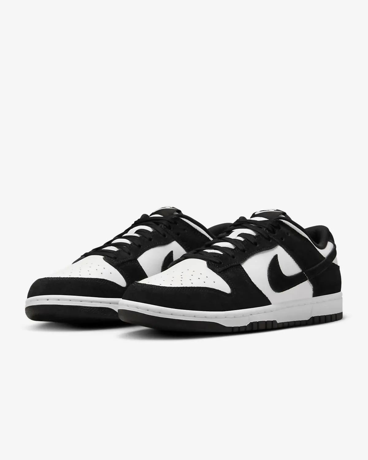 Men's Dunk Low Retro Panda Se In White/black-White