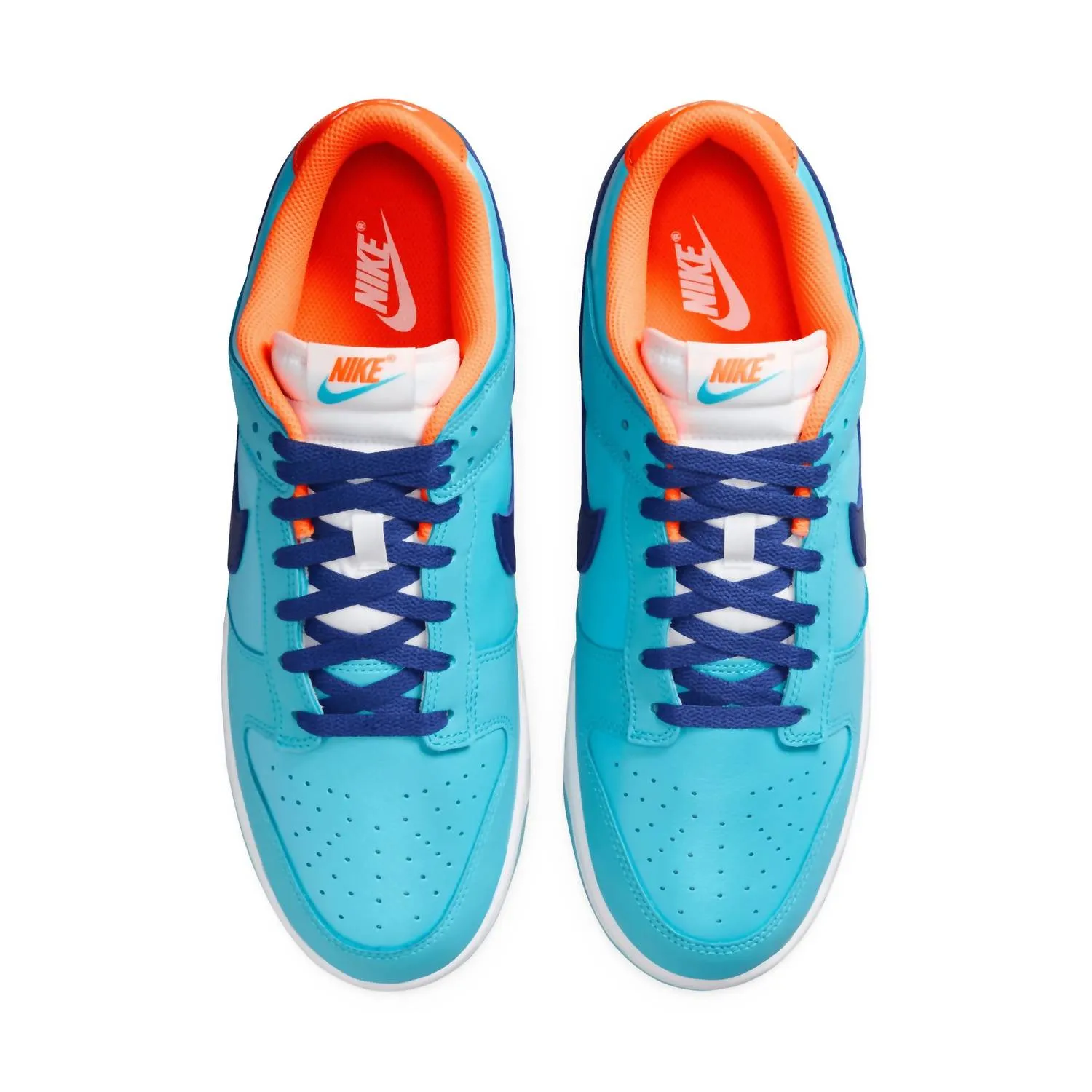 Men's Dunk Low Se Splash Sneaker In Baltic Blue/deep Royal Blue-Total Orange