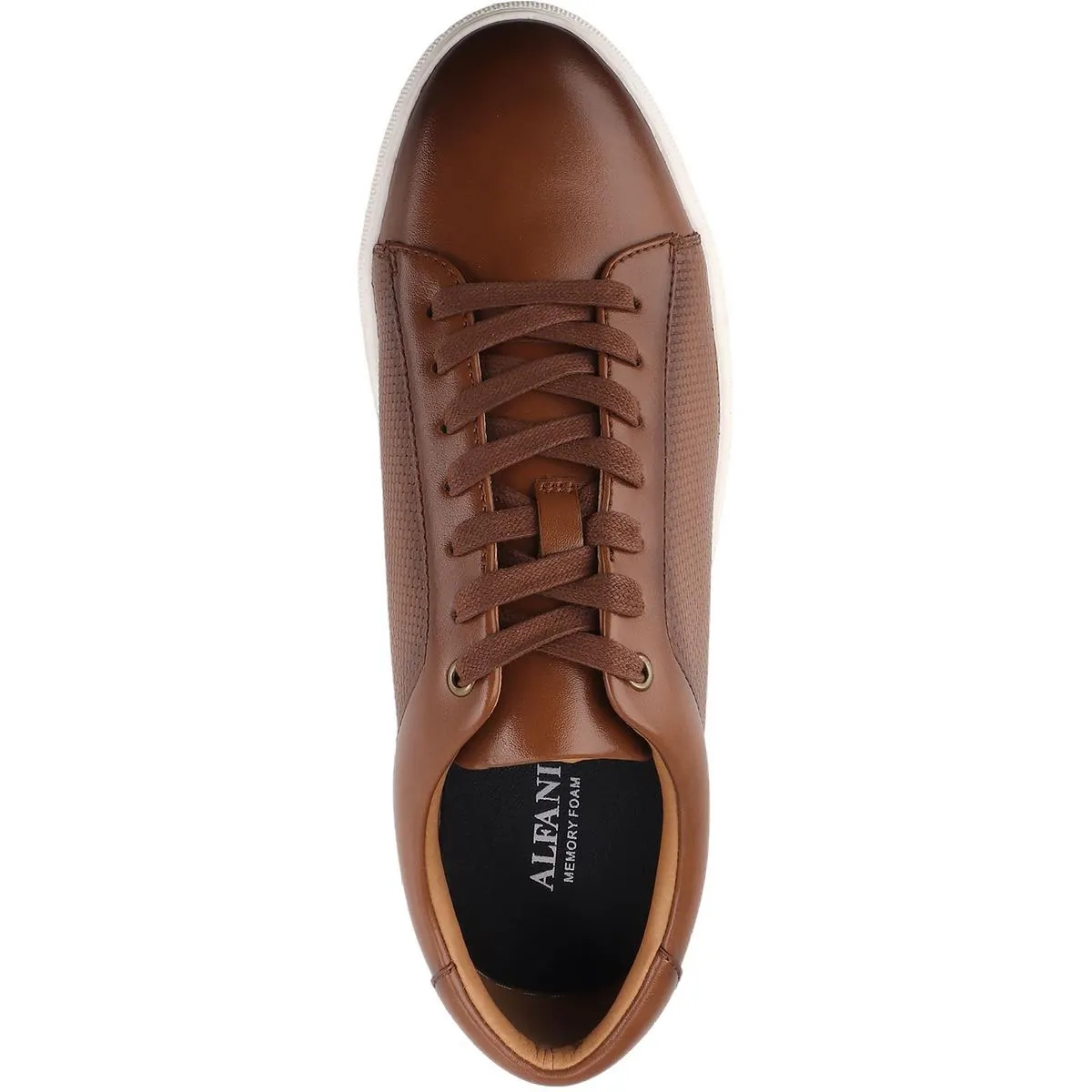 Mens Embossed Faux Leather Casual And Fashion Sneakers
