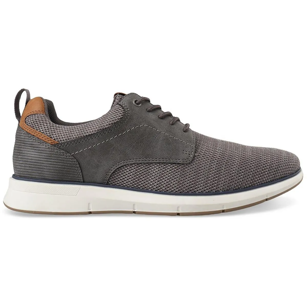 Mens Faux Leather Lifestyle Casual And Fashion Sneakers