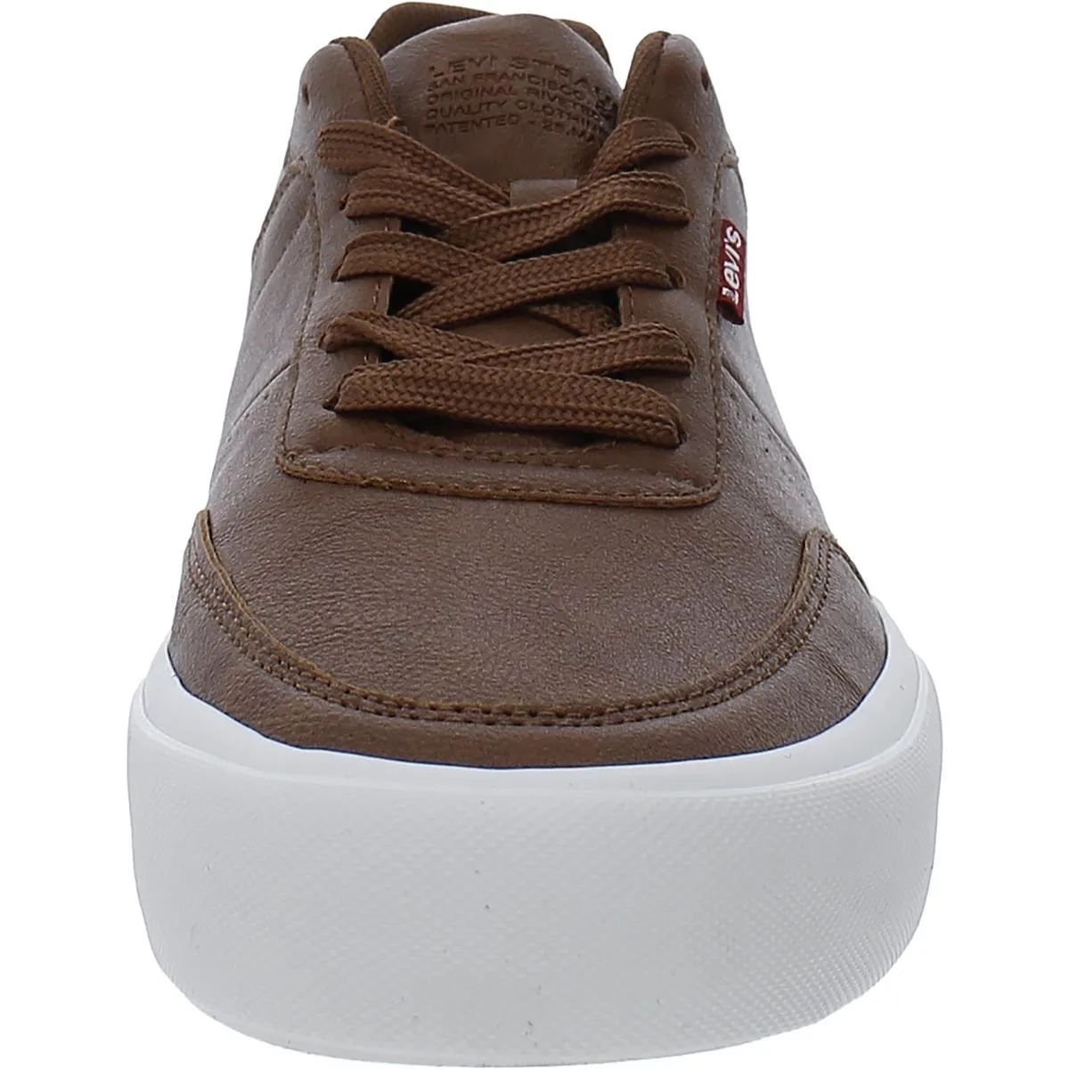 Mens Faux Leather Lifestyle Skate Shoes
