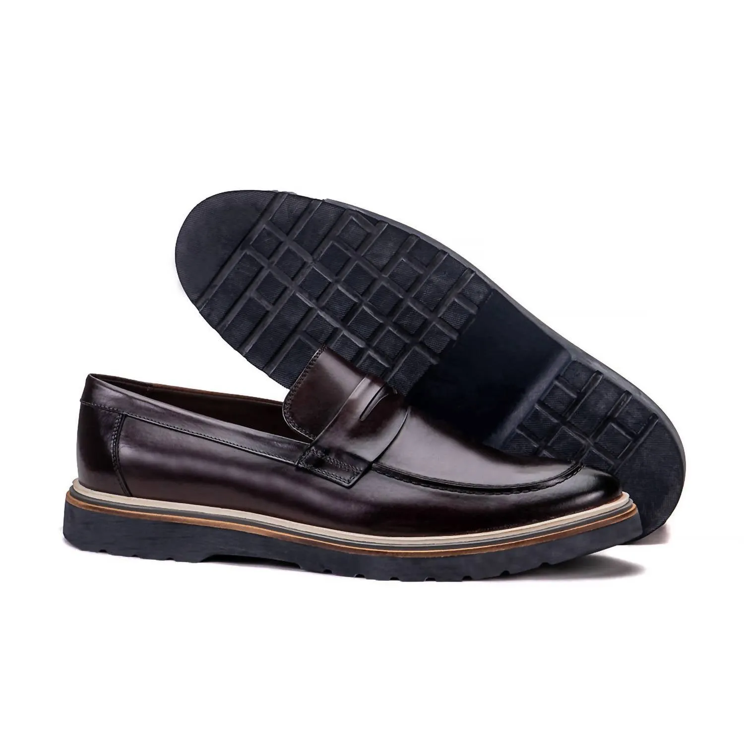 Men's Ferraro Loafer In Wine