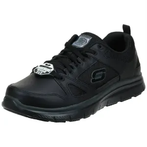 Men's Flex Advantage Slip Resistant Work Shoes In Black