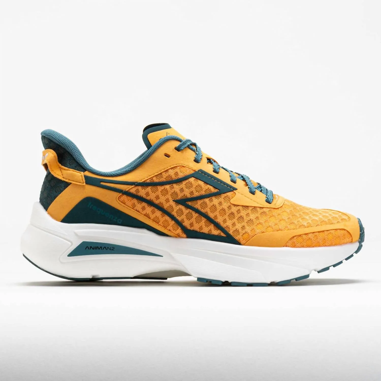 Men's Frequenza Running Shoes In Kumquat/meditterranea