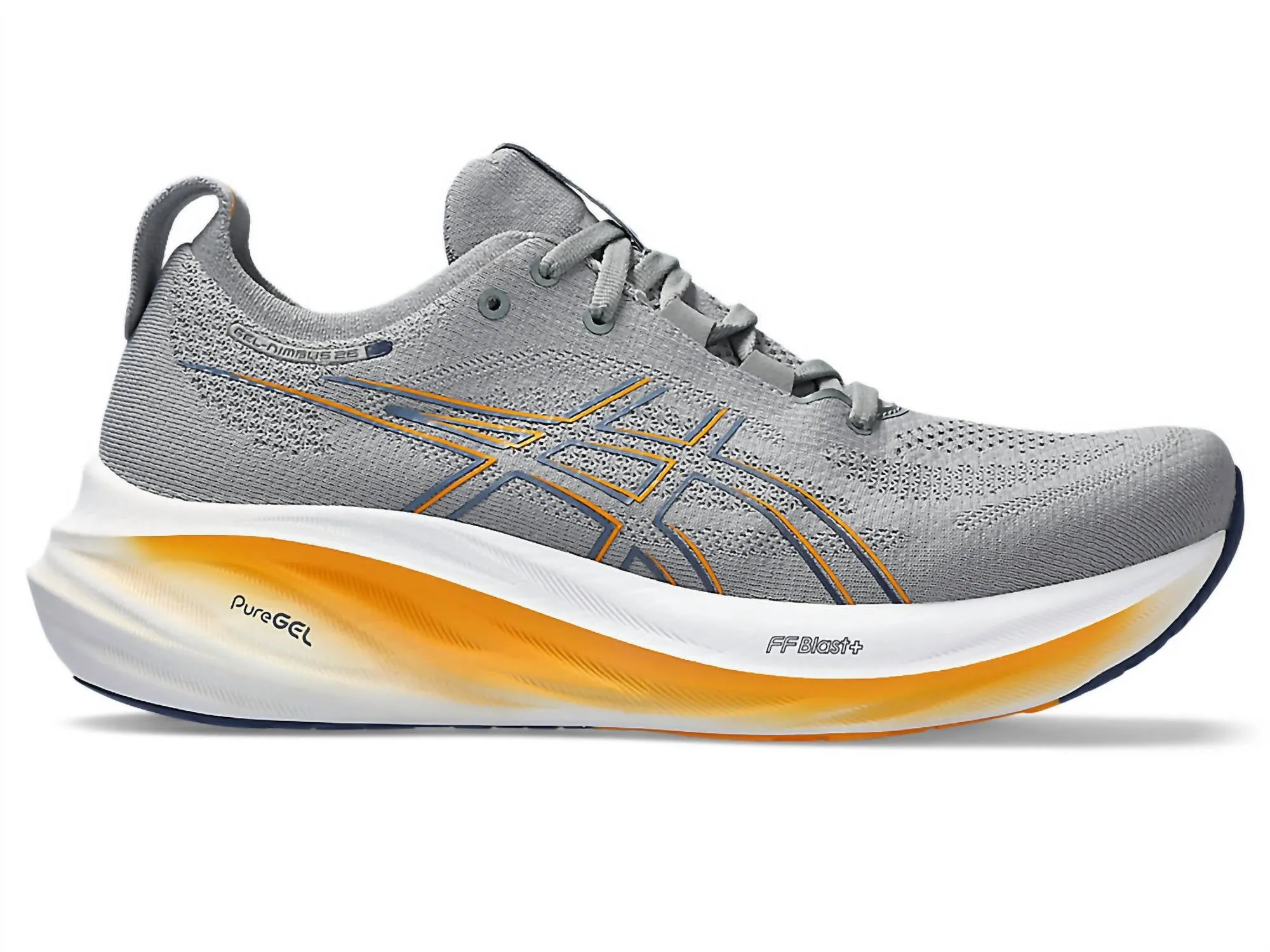 Men's Gel-Nimbus 26 Running Shoes In Sheet Rock/thunder Blue