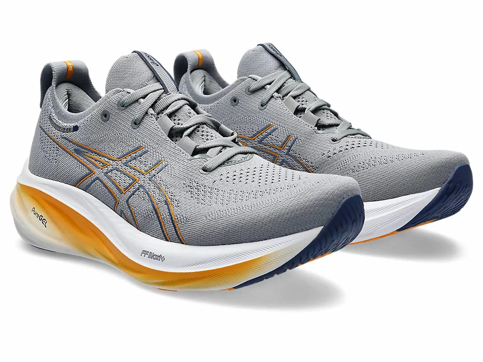 Men's Gel-Nimbus 26 Running Shoes In Sheet Rock/thunder Blue