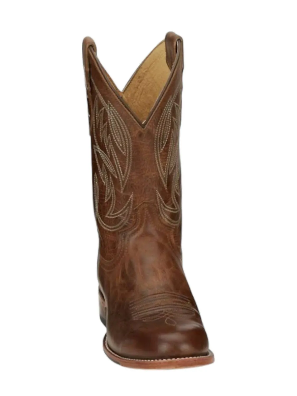 Men's George Strait Pearsall Amber Western Boots In Brown