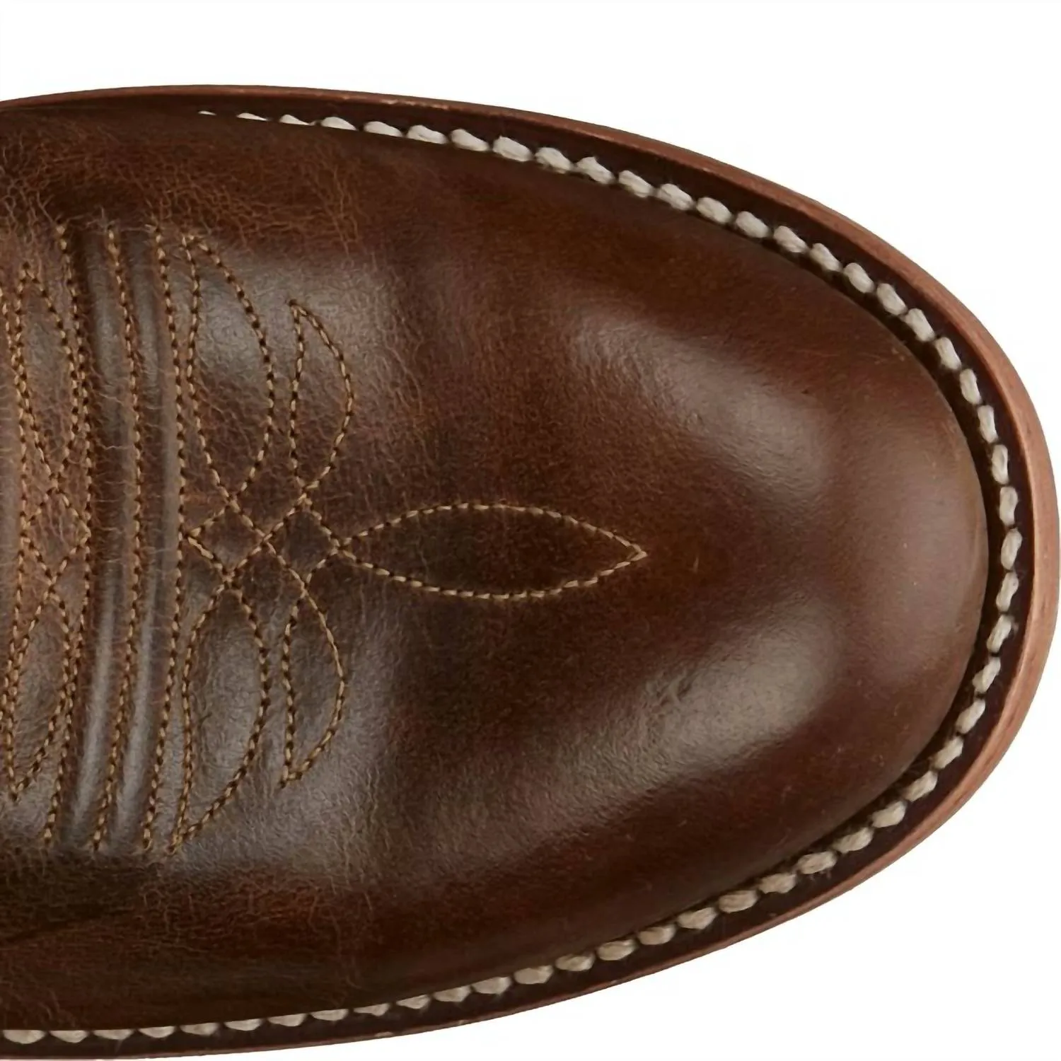 Men's George Strait Pearsall Amber Western Boots In Brown