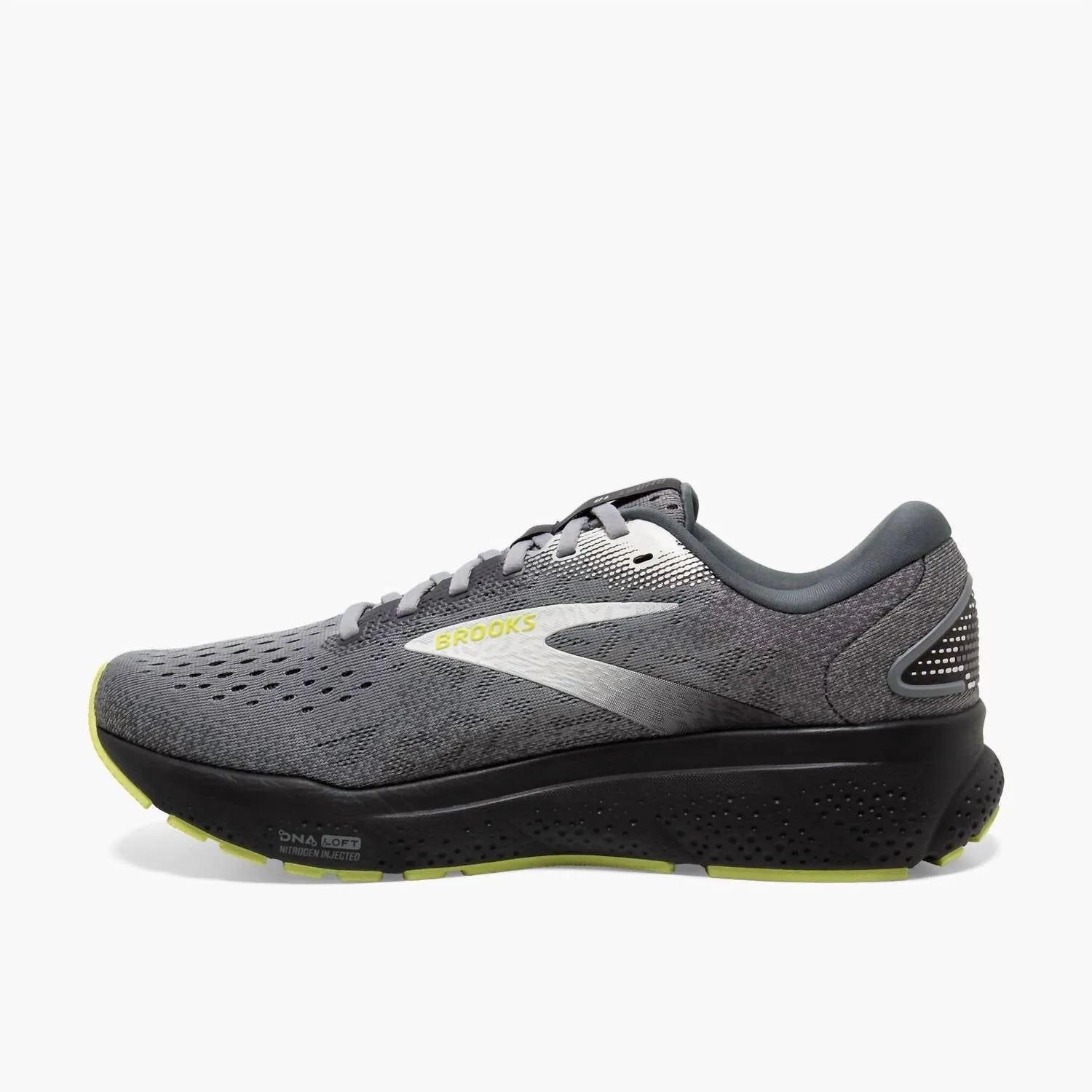 Men's Ghost 16 Shoes In Primer/grey/lime