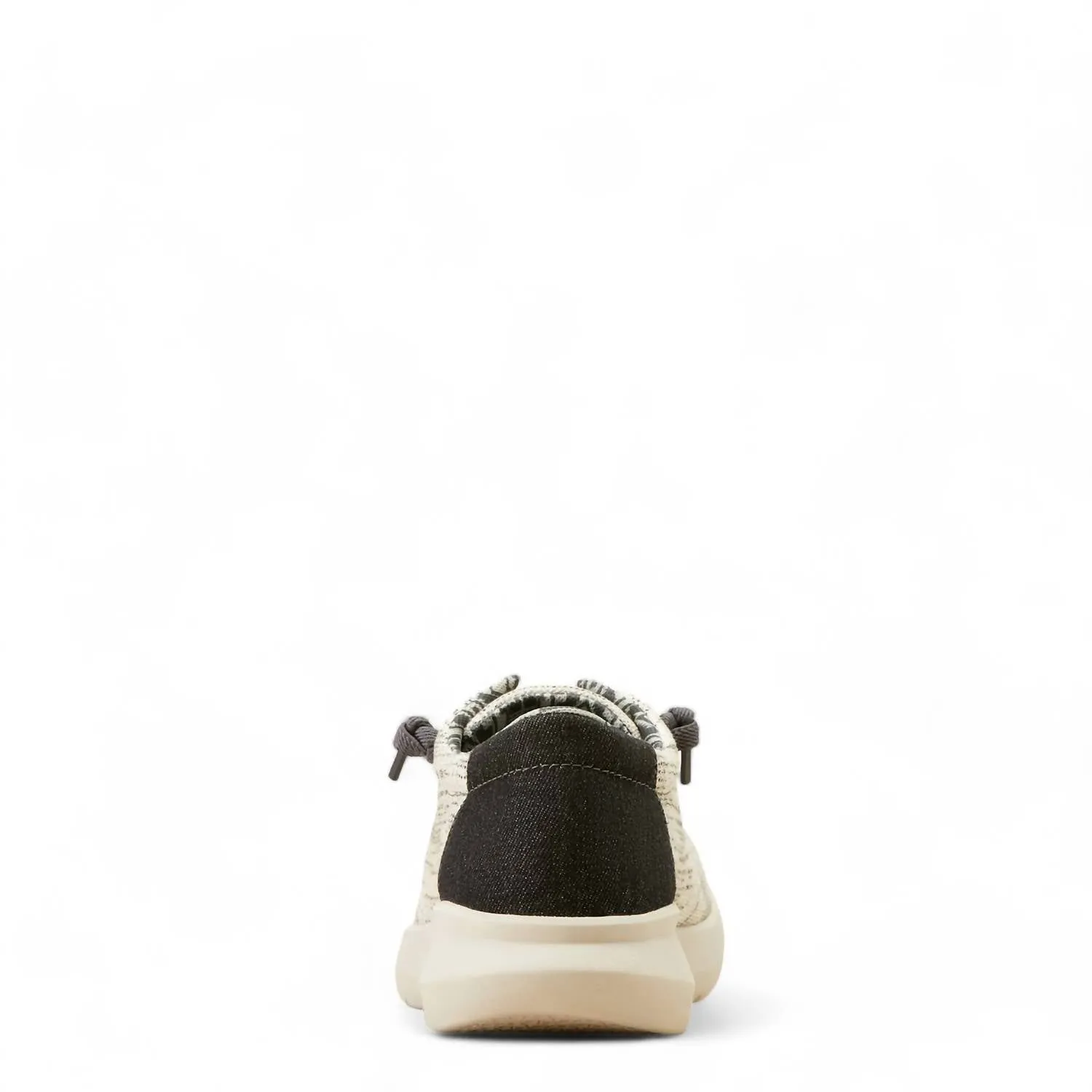 Men's Hilo Stretch Lace Shoes In Heathered White/dark Denim