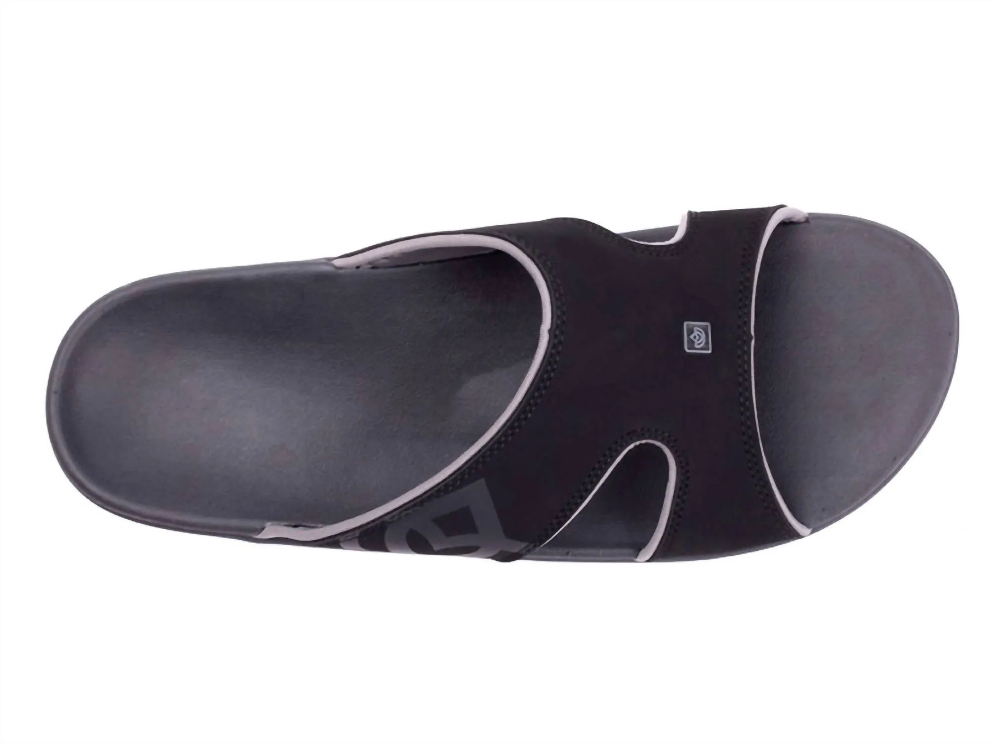 Men's Kholo Slide Sandal In Black/pewter
