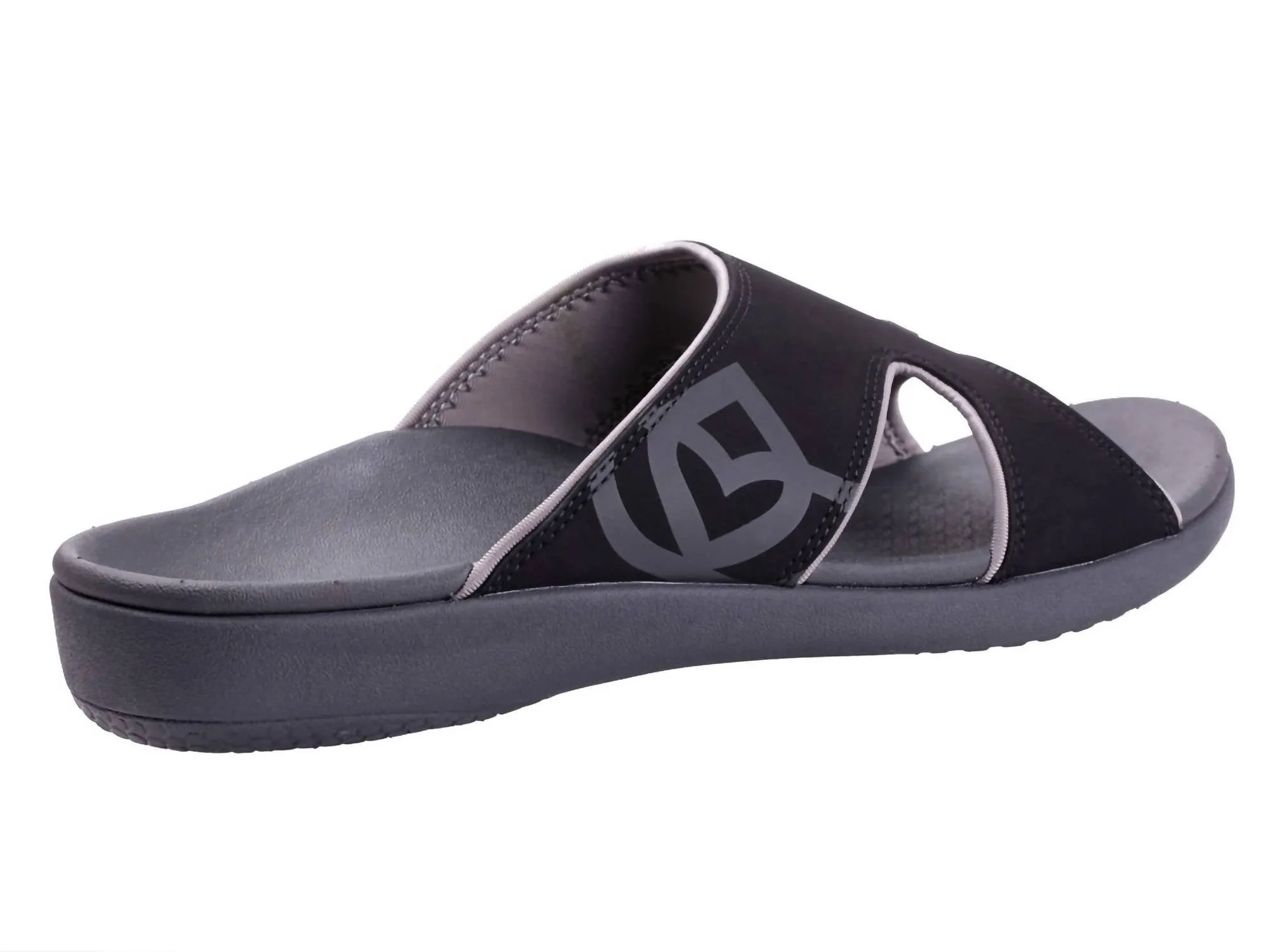 Men's Kholo Slide Sandal In Black/pewter