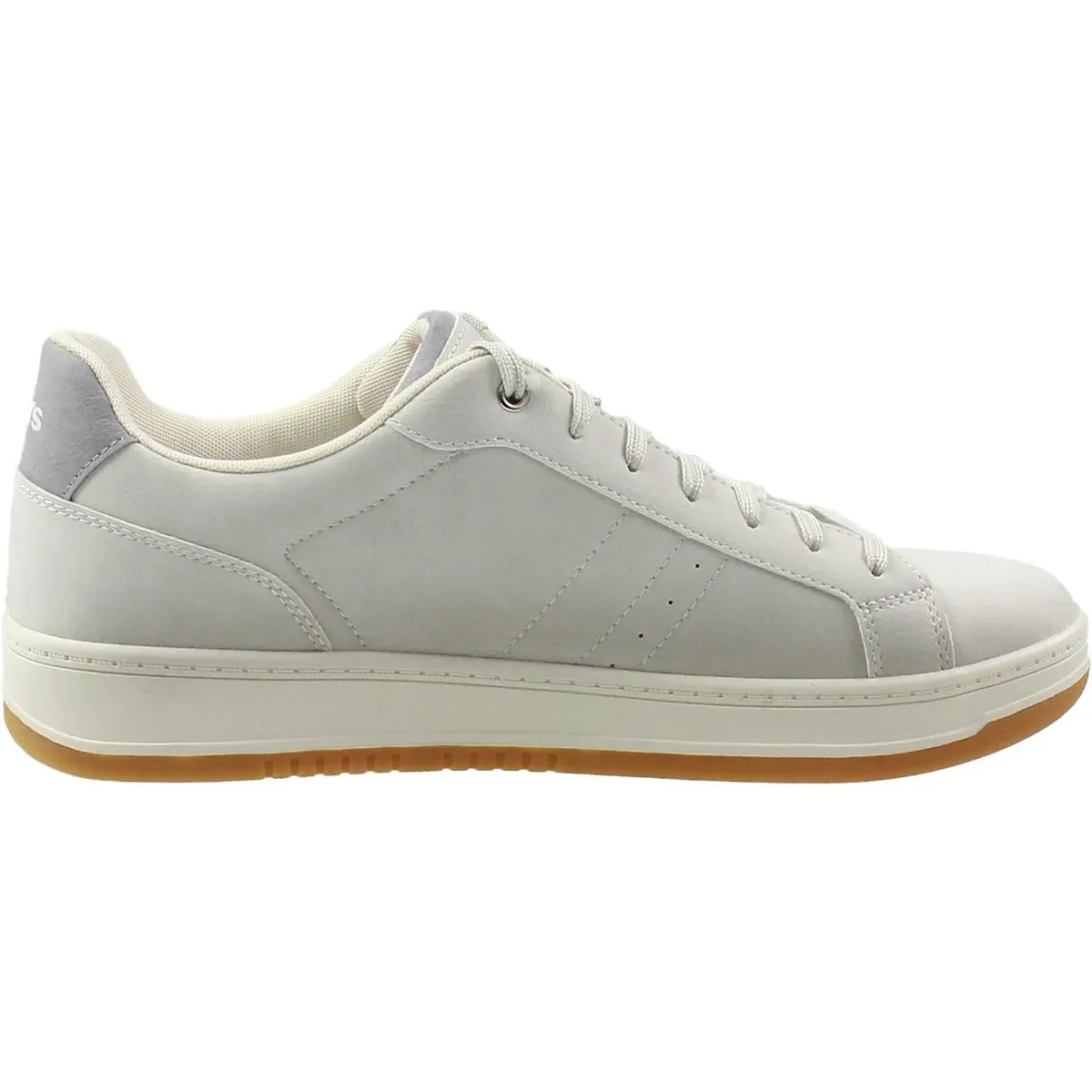 Mens Lace-Up Faux Leather Casual And Fashion Sneakers