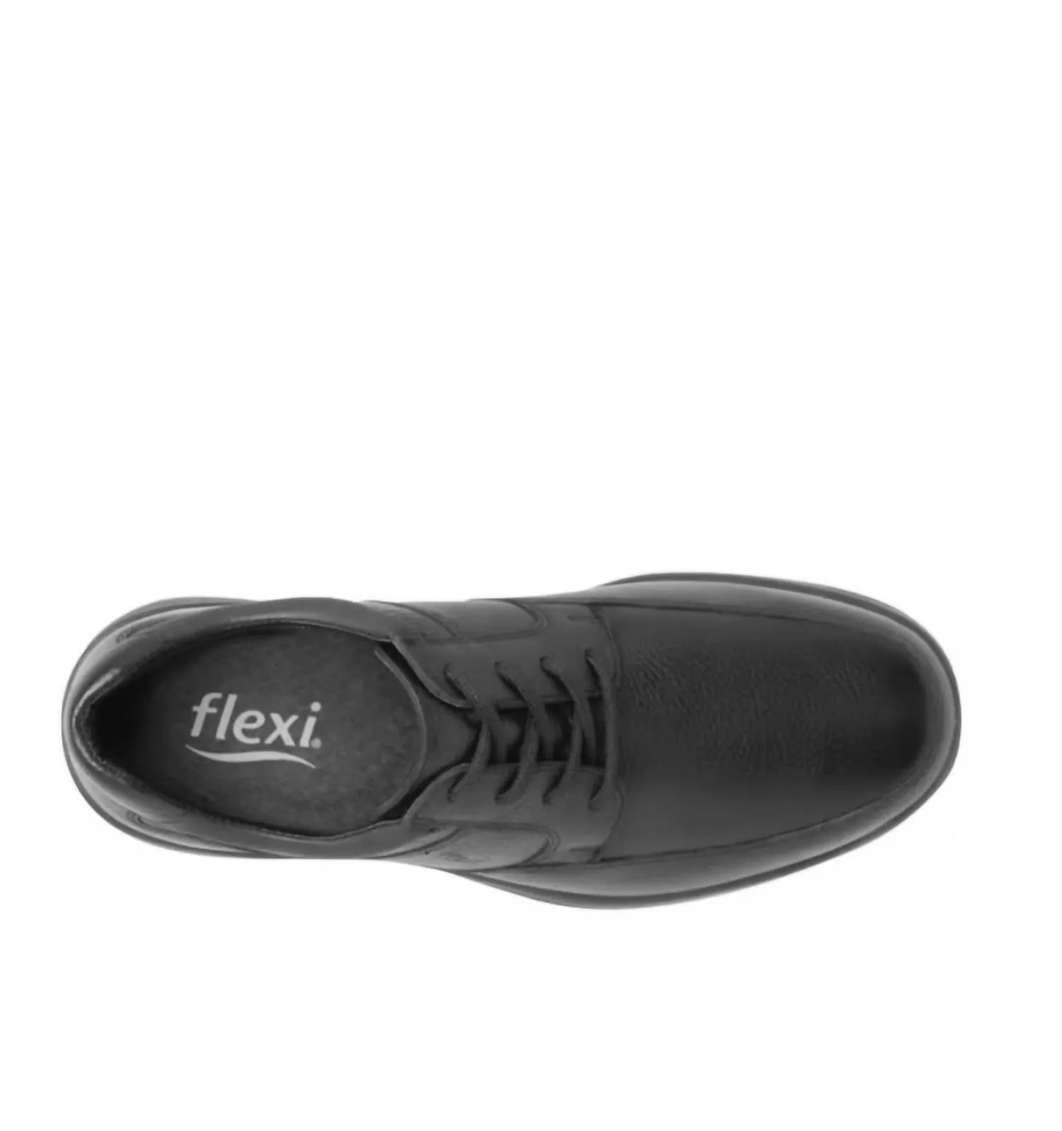 Men's Leather Oxford Shoe In Black
