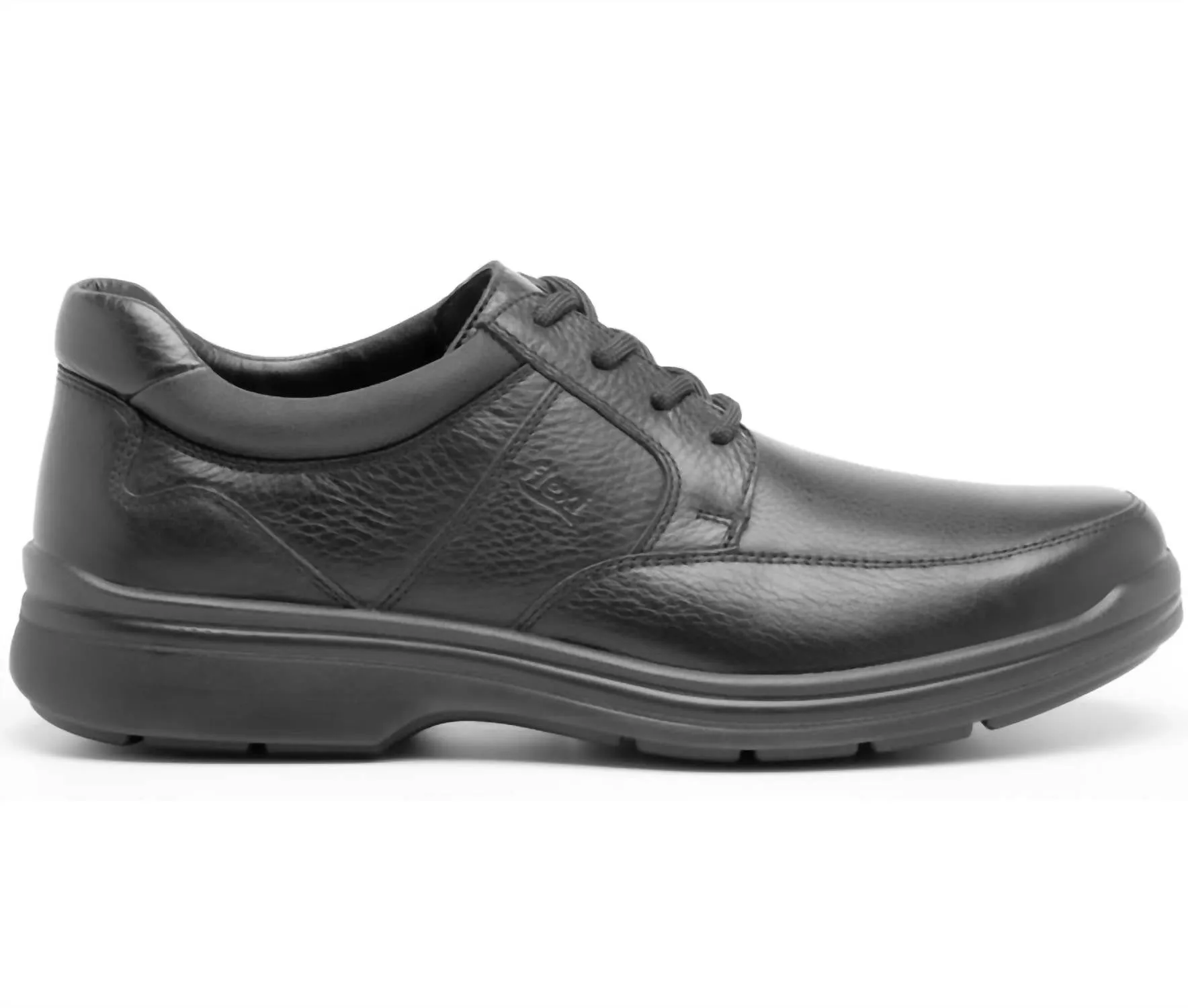 Men's Leather Oxford Shoe In Black