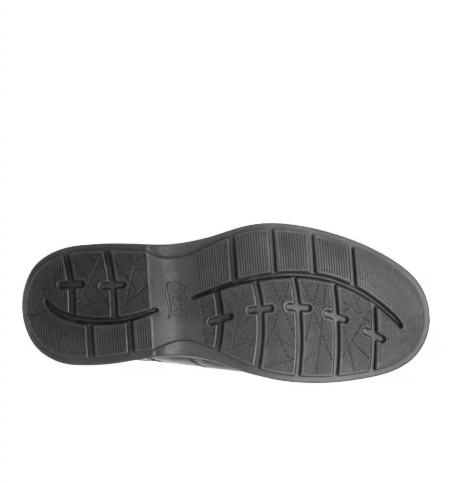 Men's Leather Oxford Shoe In Black