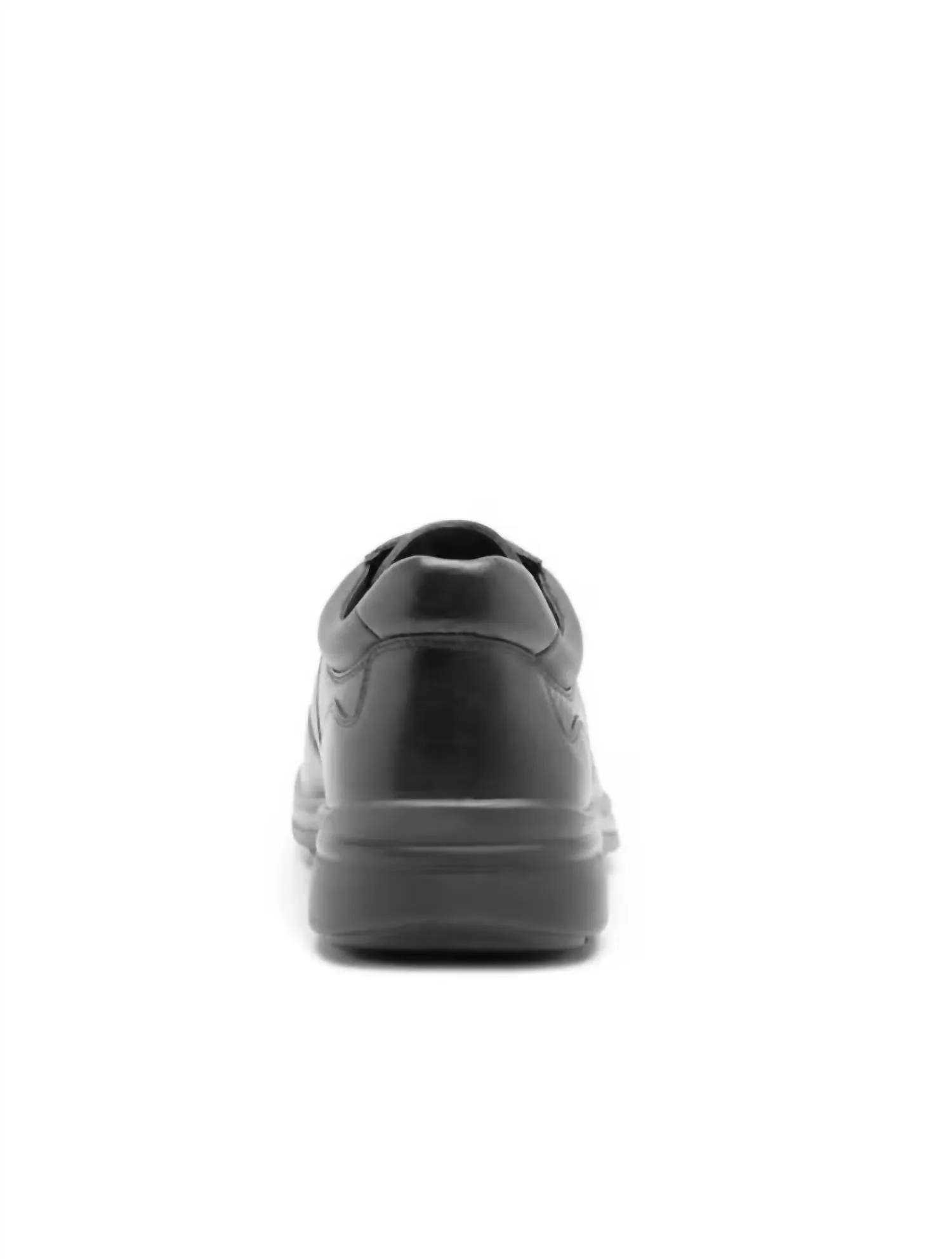 Men's Leather Oxford Shoe In Black