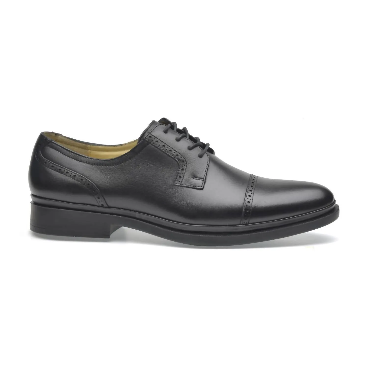 Men's Leather Oxfords Classic In Black