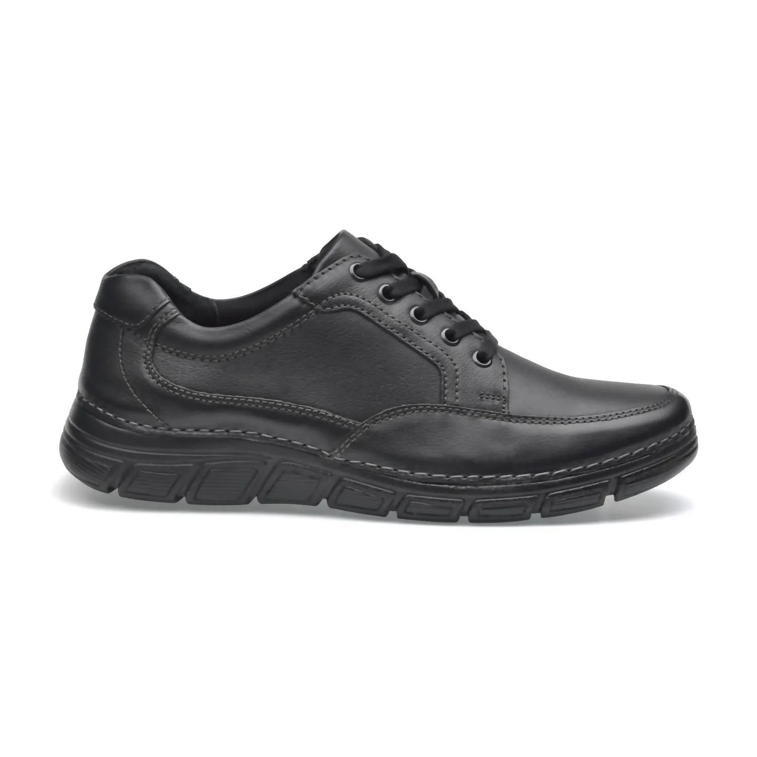 Men's Leather Oxfords Rock In Black