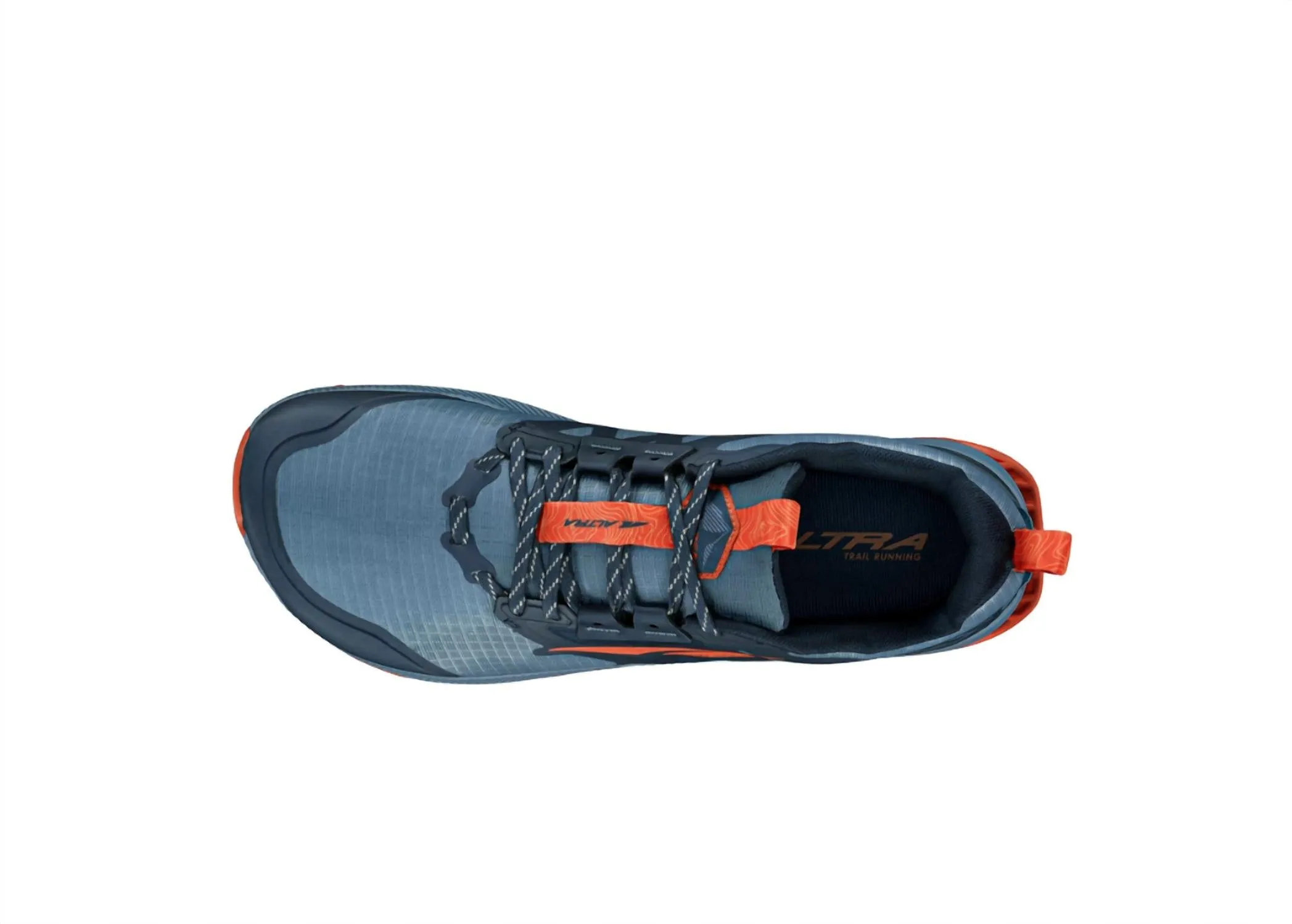 Men's Lone Peak 8 Trail Running Shoes In Blue/orange