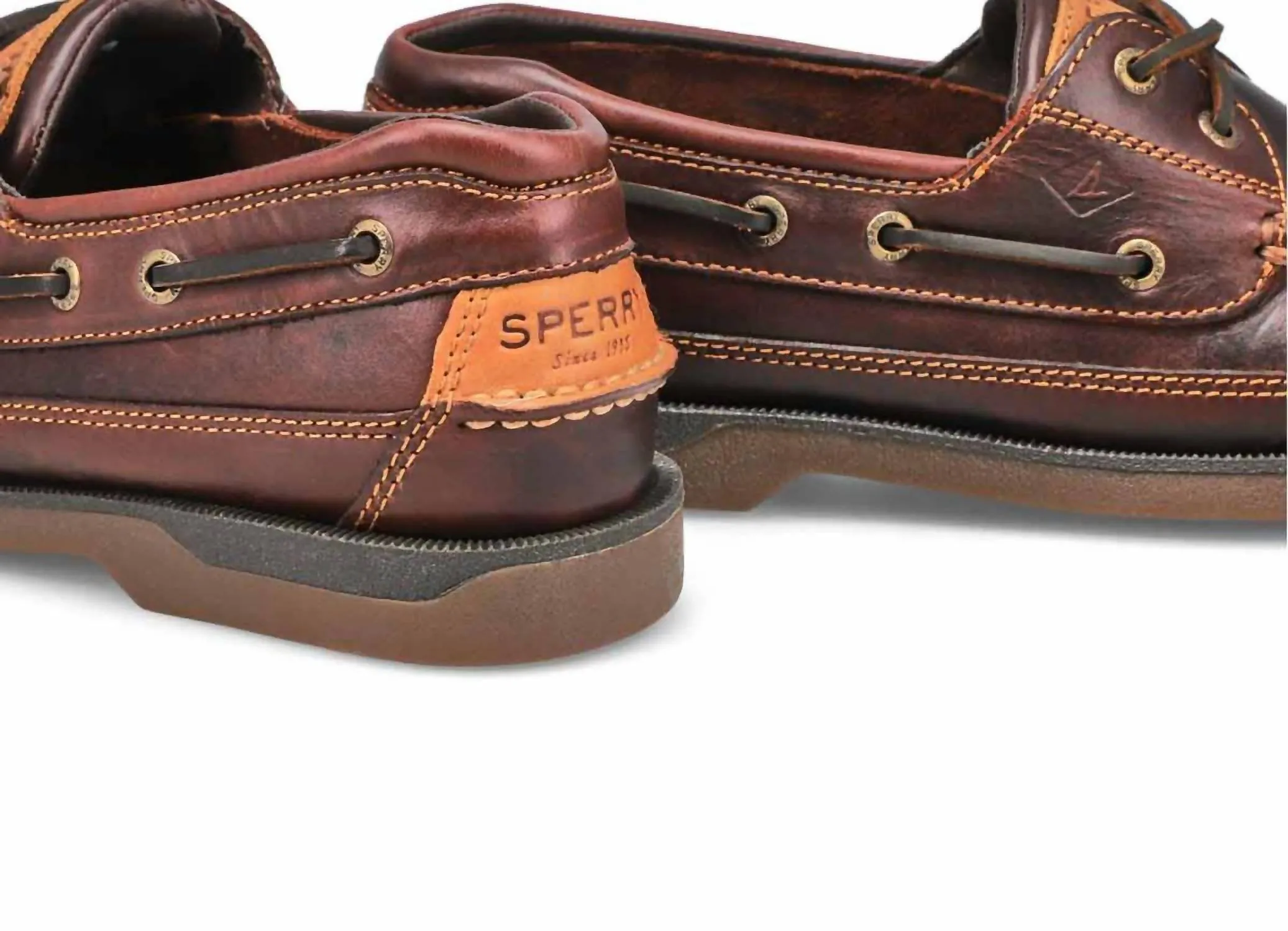 Men's Mako 2 Eye Boat Shoe In Amaretto