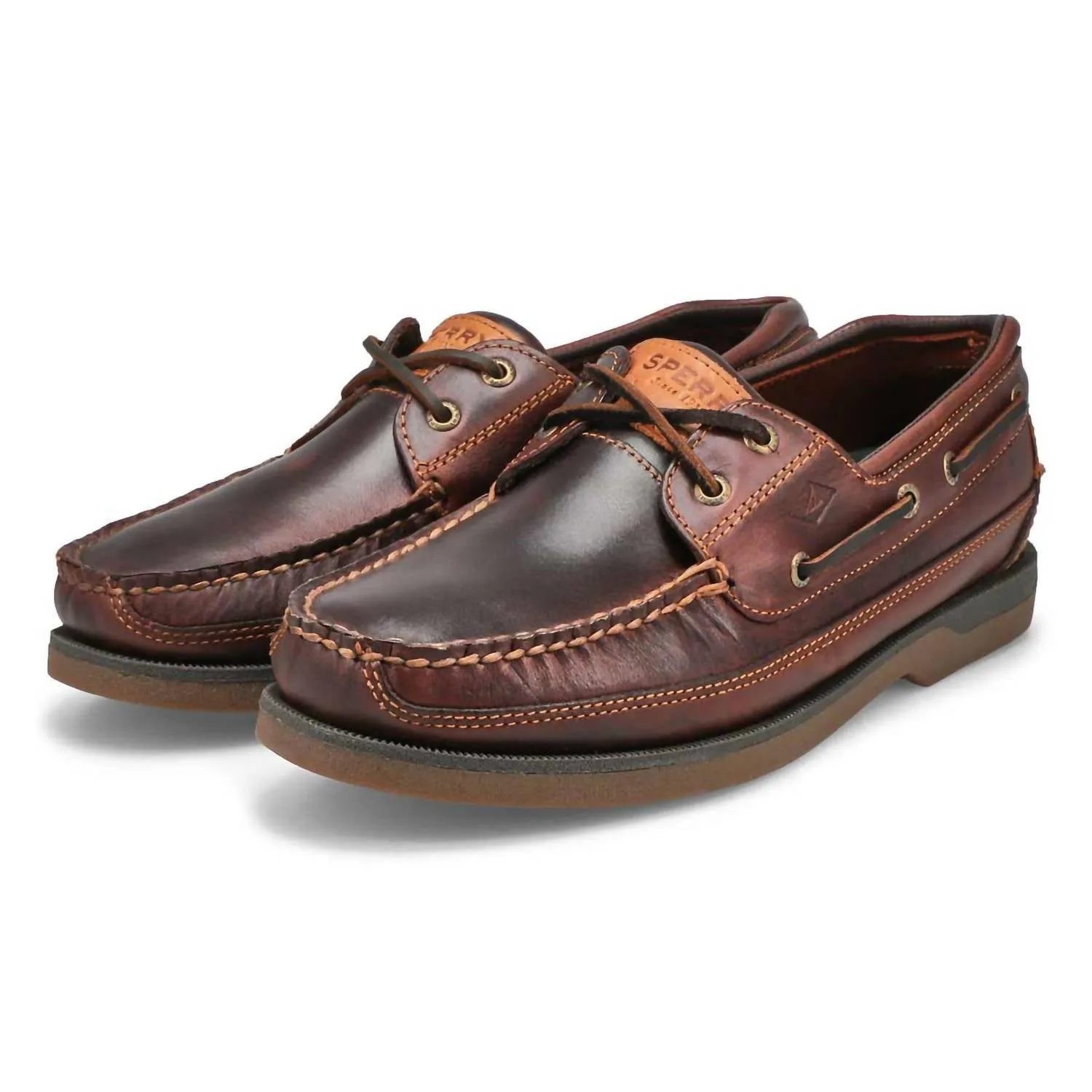 Men's Mako 2 Eye Boat Shoe In Amaretto
