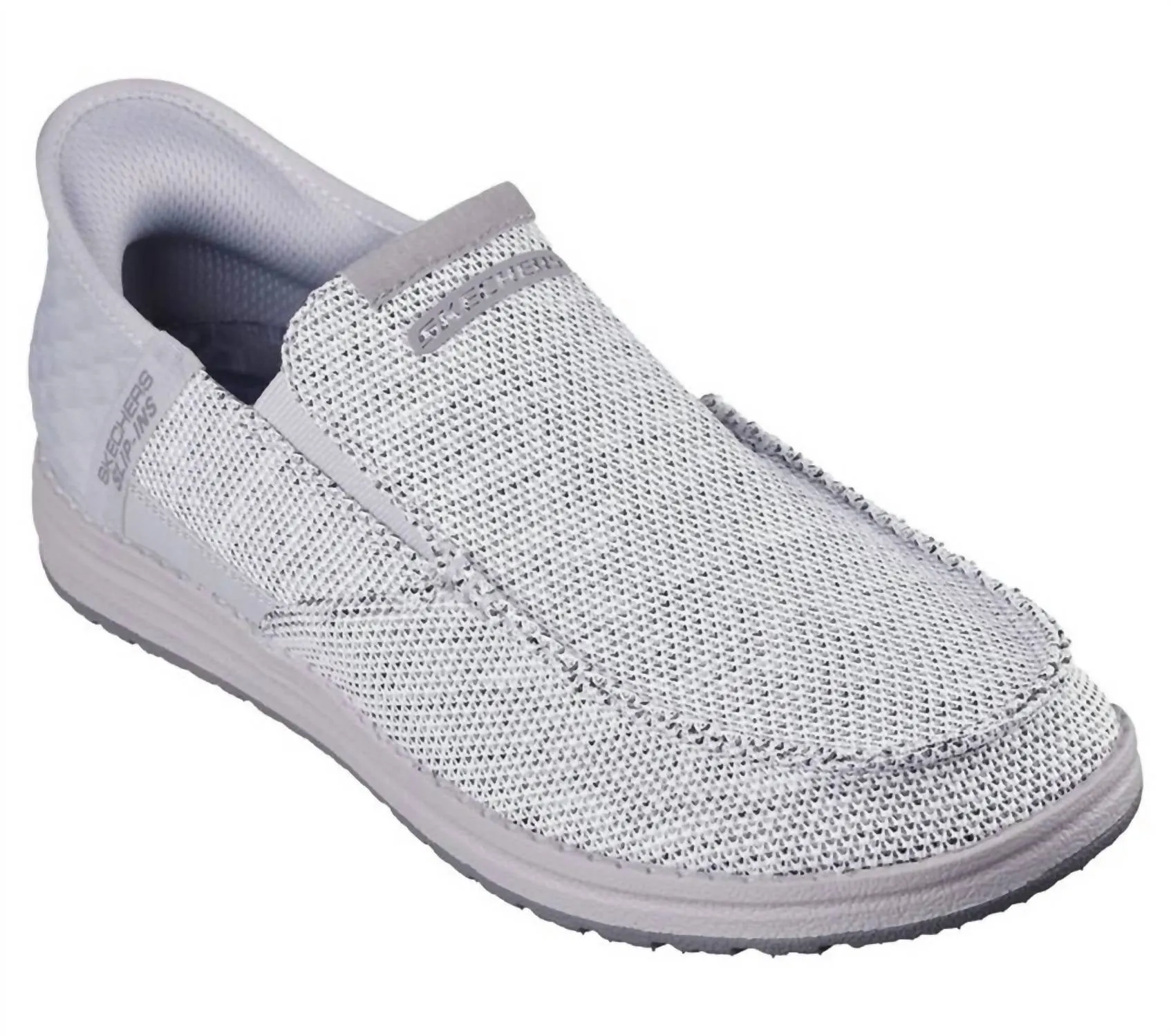 Men's Melson Medford Slip-Ins Shoes In Light Gray