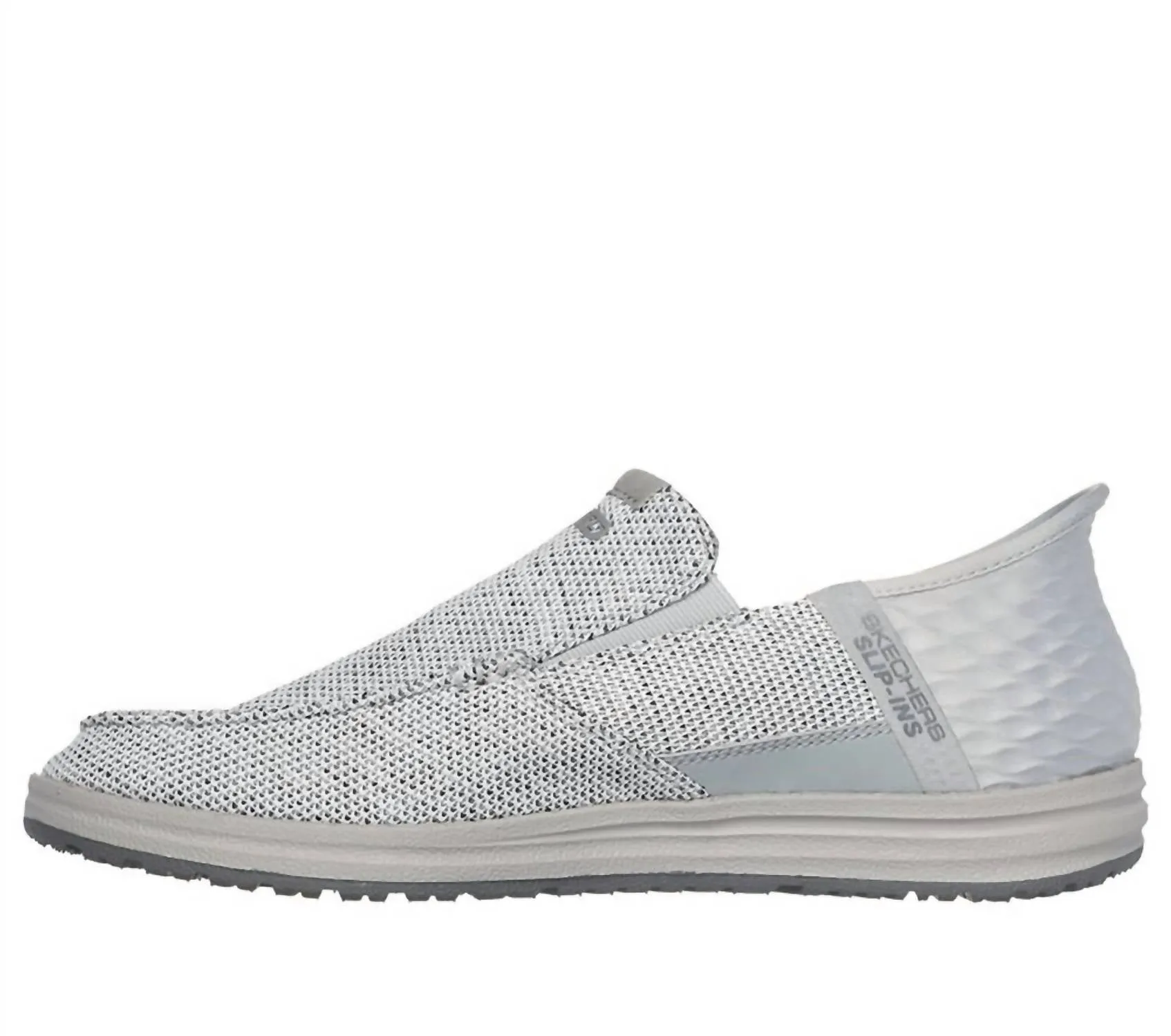 Men's Melson Medford Slip-Ins Shoes In Light Gray