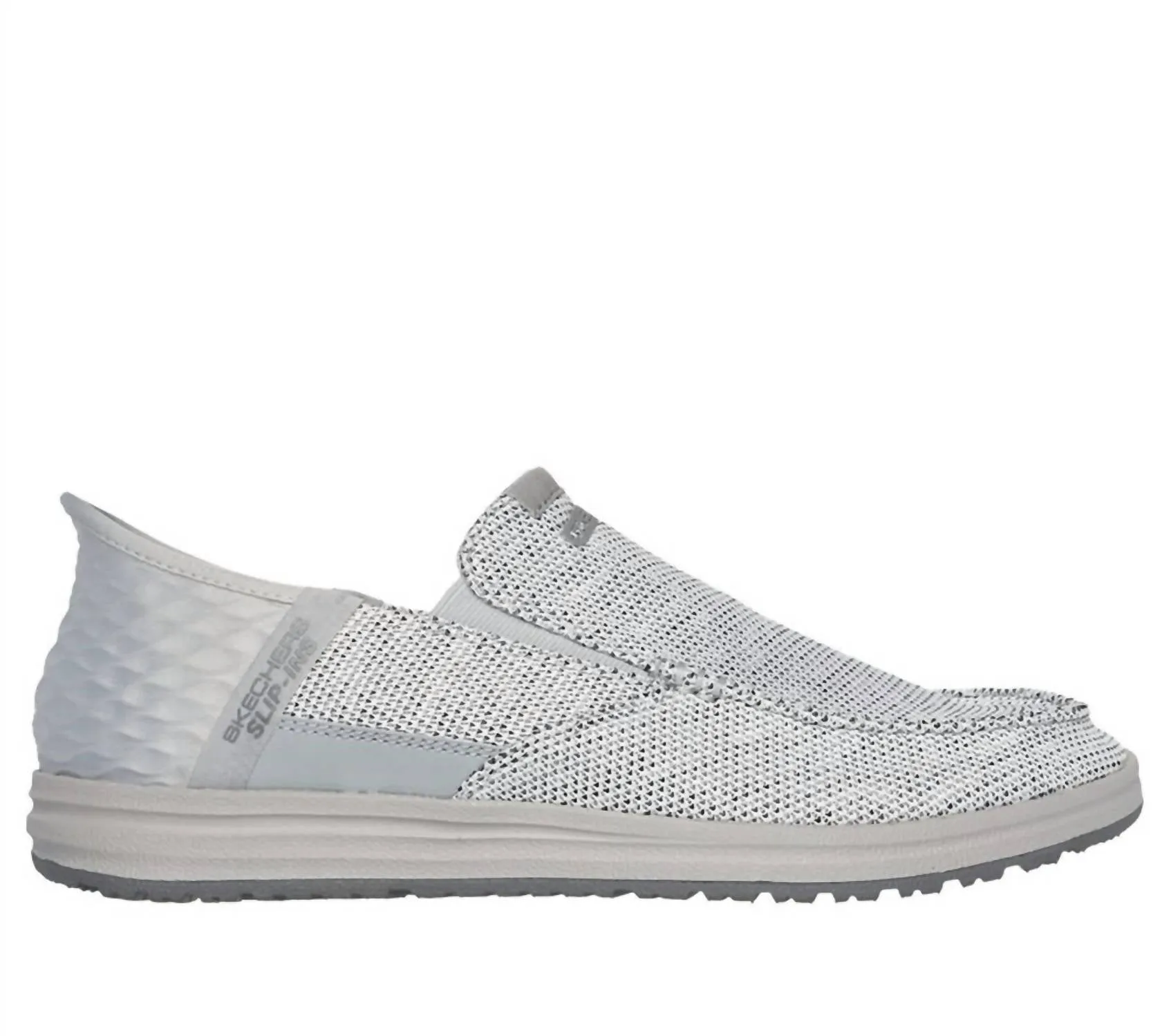 Men's Melson Medford Slip-Ins Shoes In Light Gray