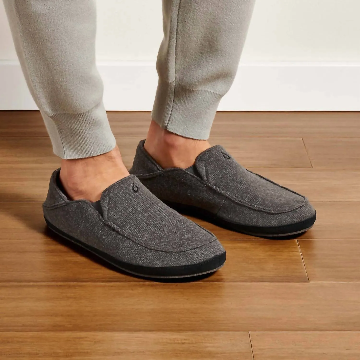 Men's Moloa Hulu Slipper In Dark Shadow