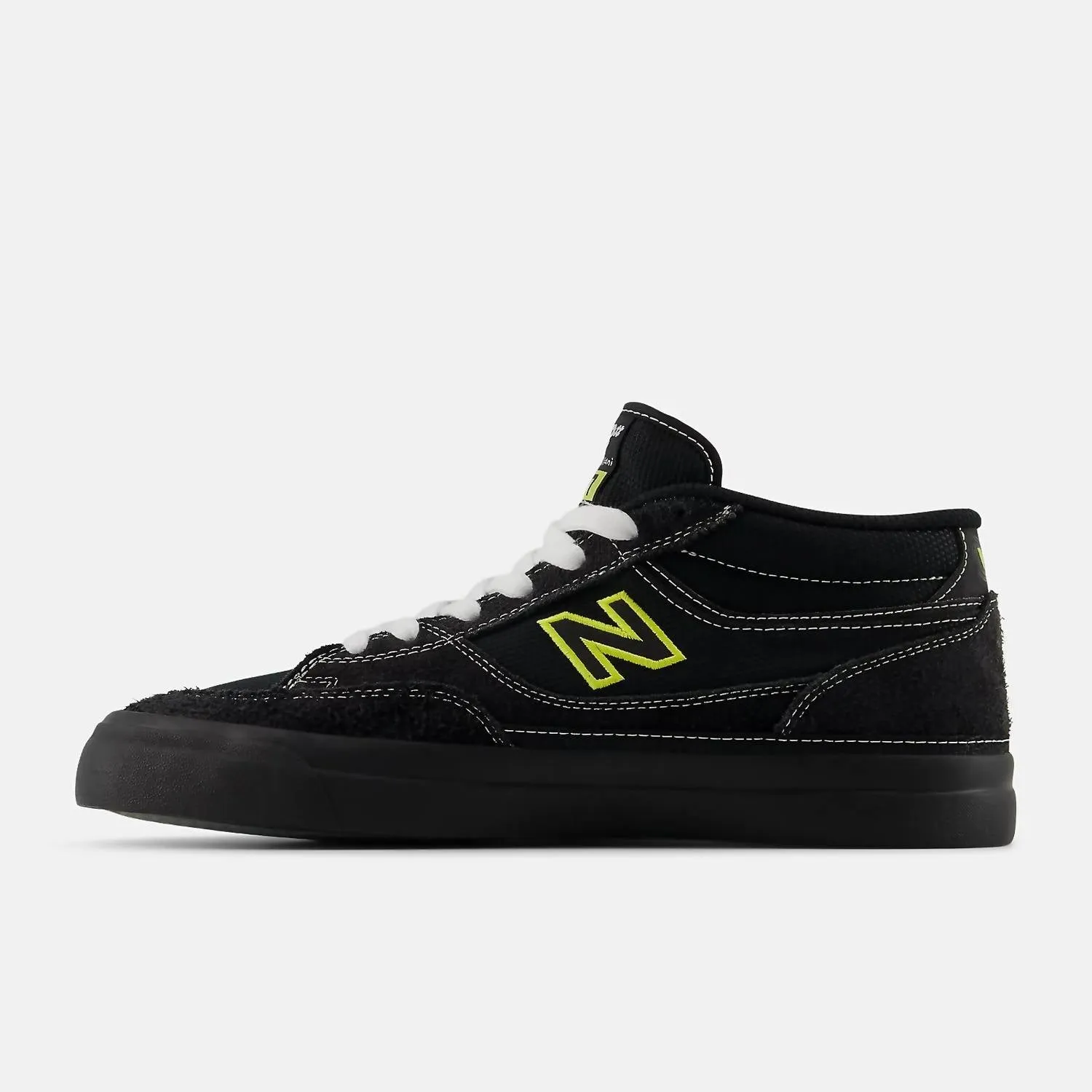 Men's Numeric Franky Villani 417 Black Cat Sneaker In Black/yellow