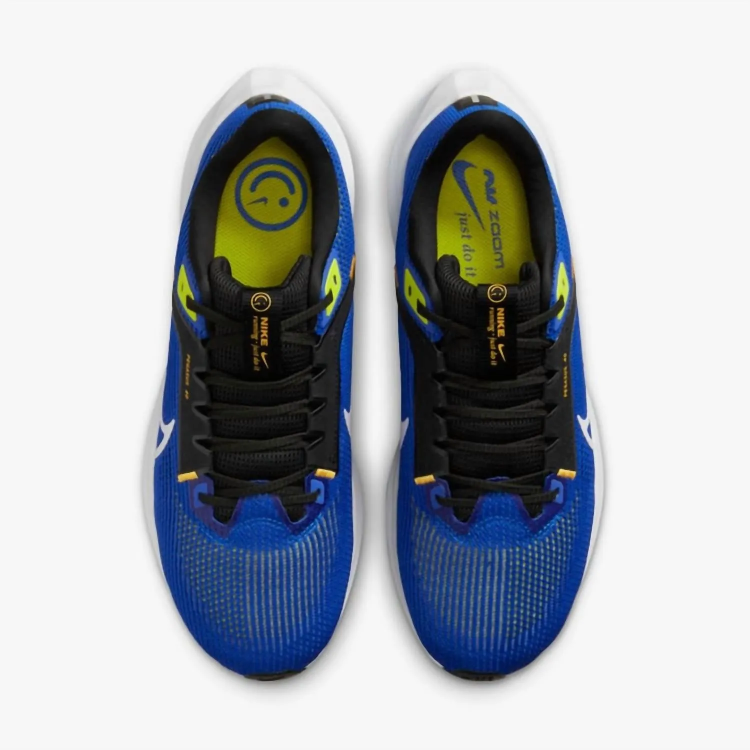 Men's Pegasus 40 Road Running Shoes In 401 Racer Blue/white-Black
