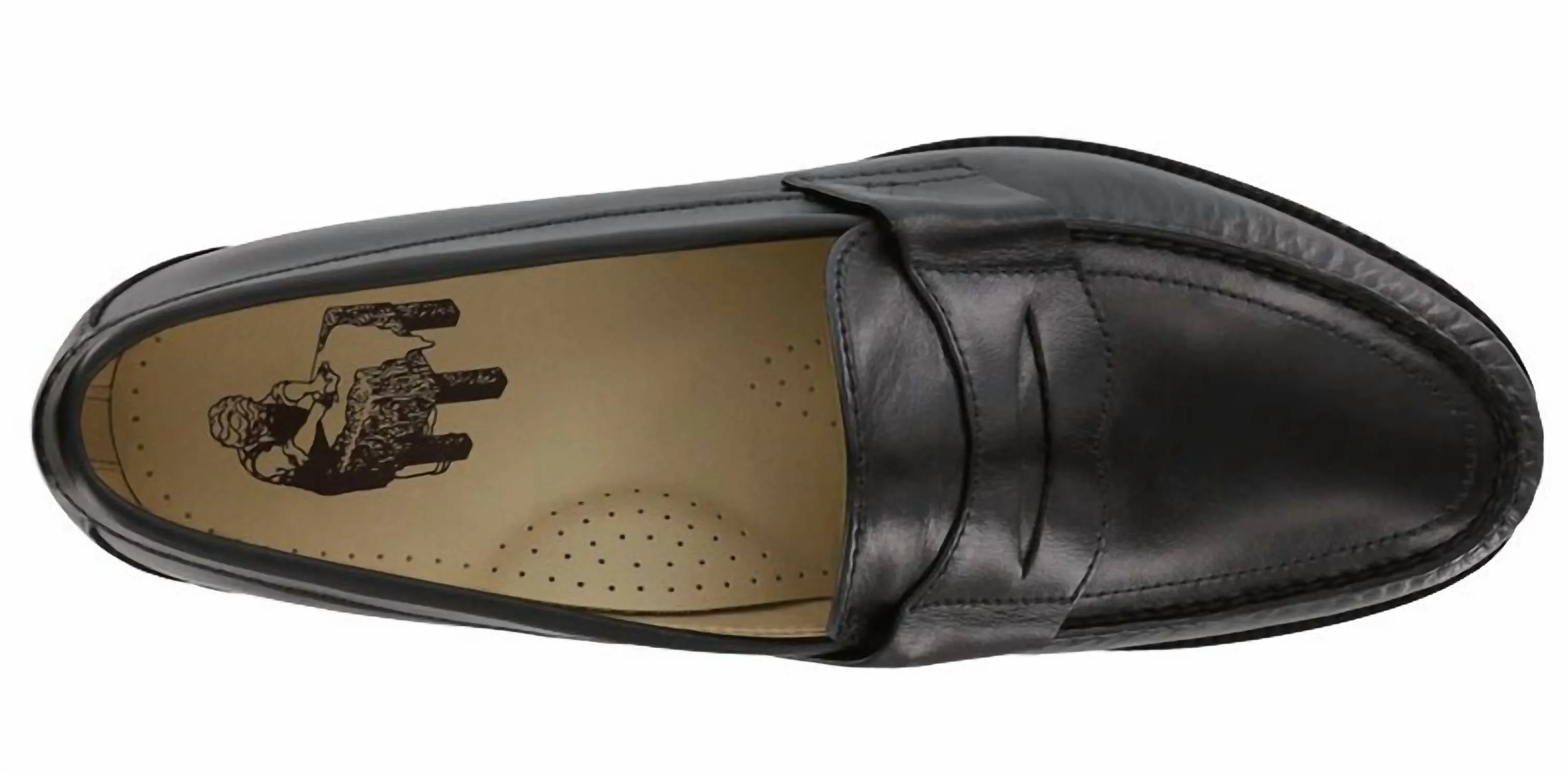 Men's Penny 40 Slip On Loafer - Medium Width In Black